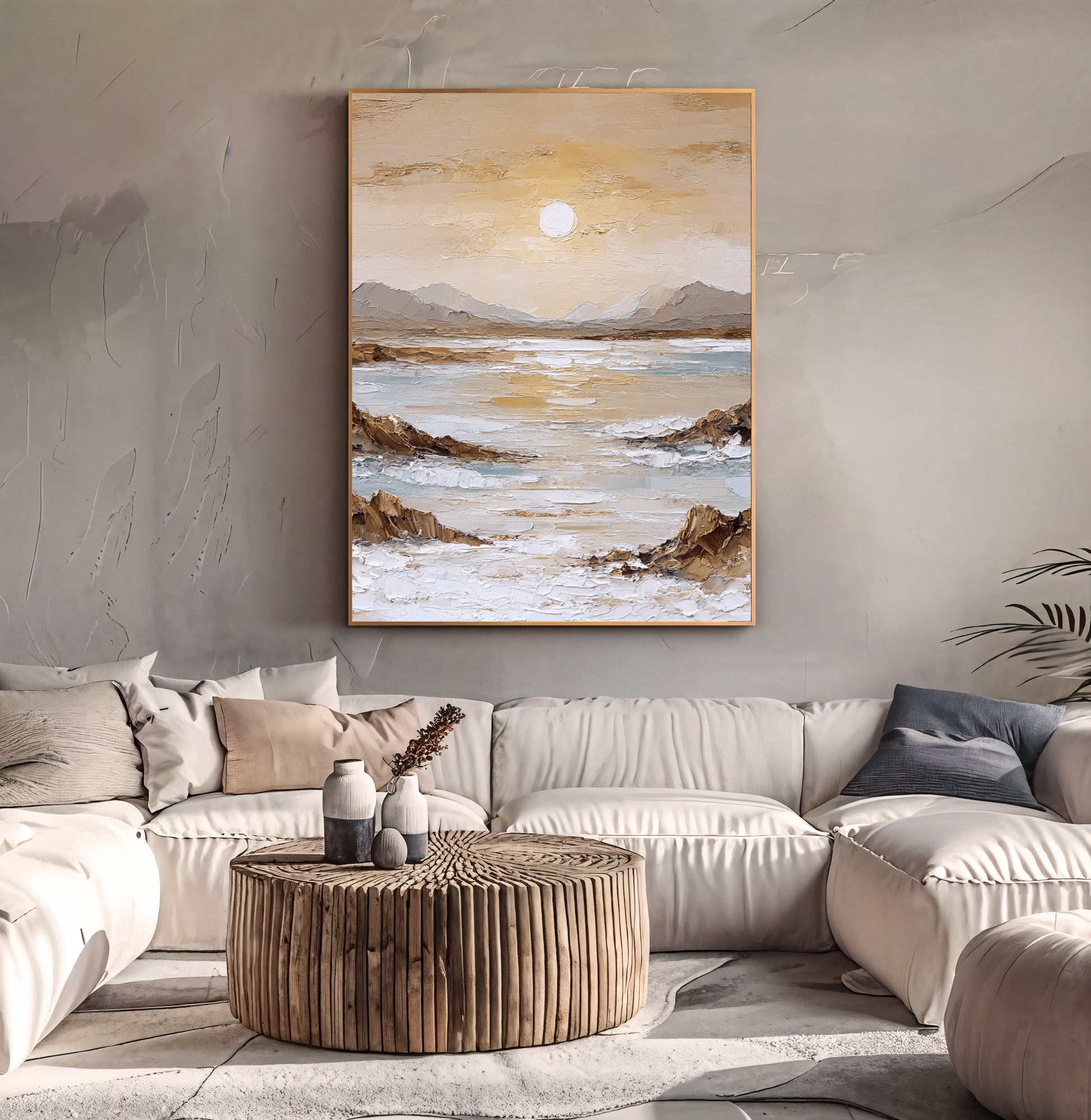 Textured Seaside Opulence | Sunlit Shores