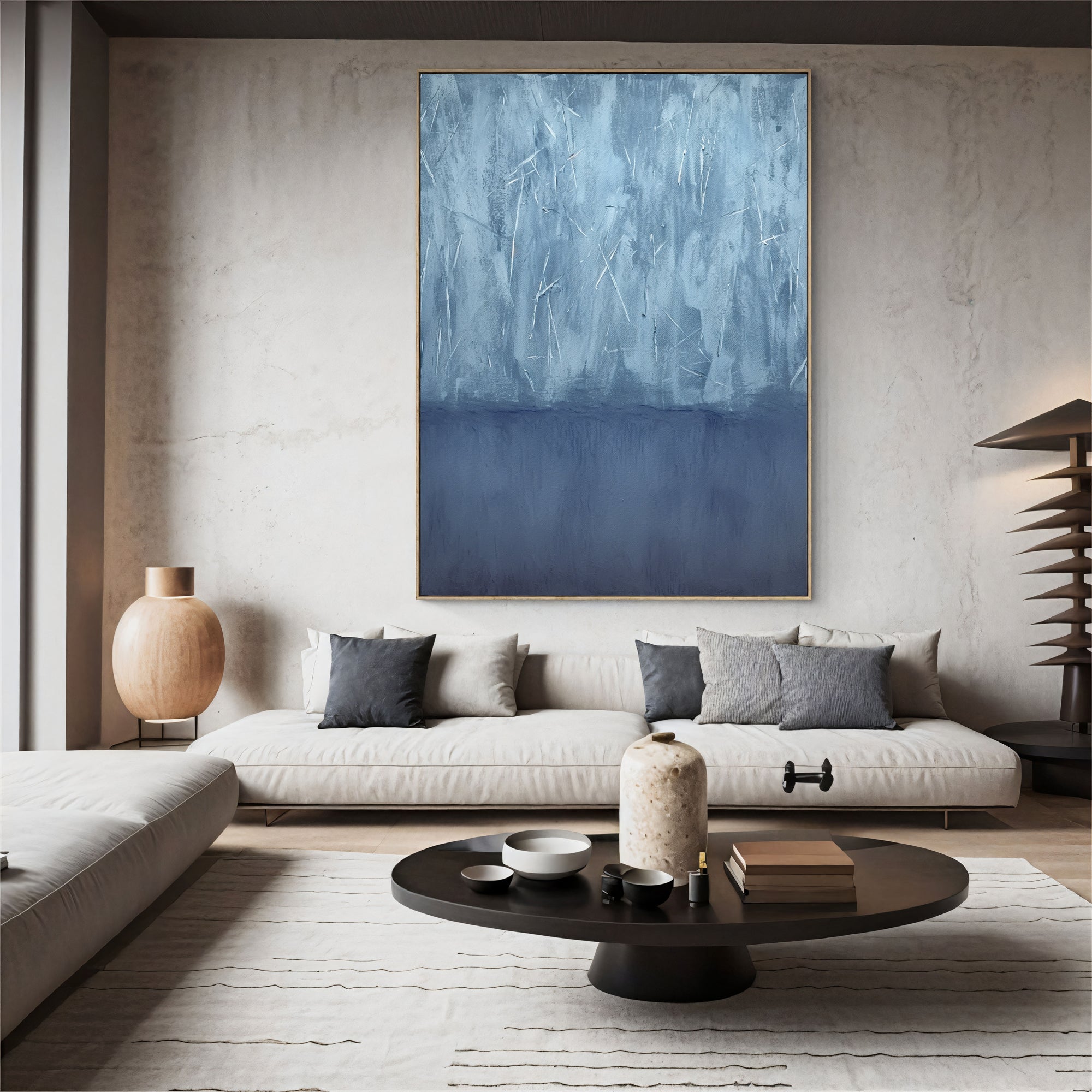 Textured Blue Calmness | Sky Hues