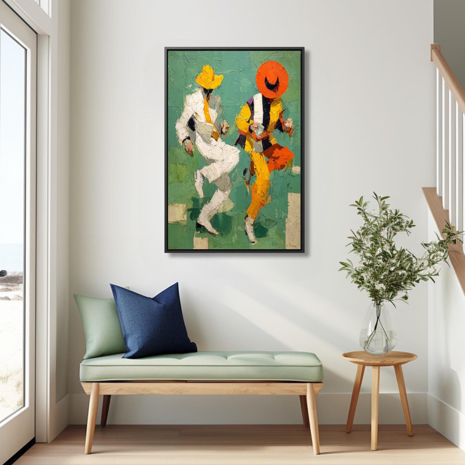 Dancing Cowboys Art | Textured Energy