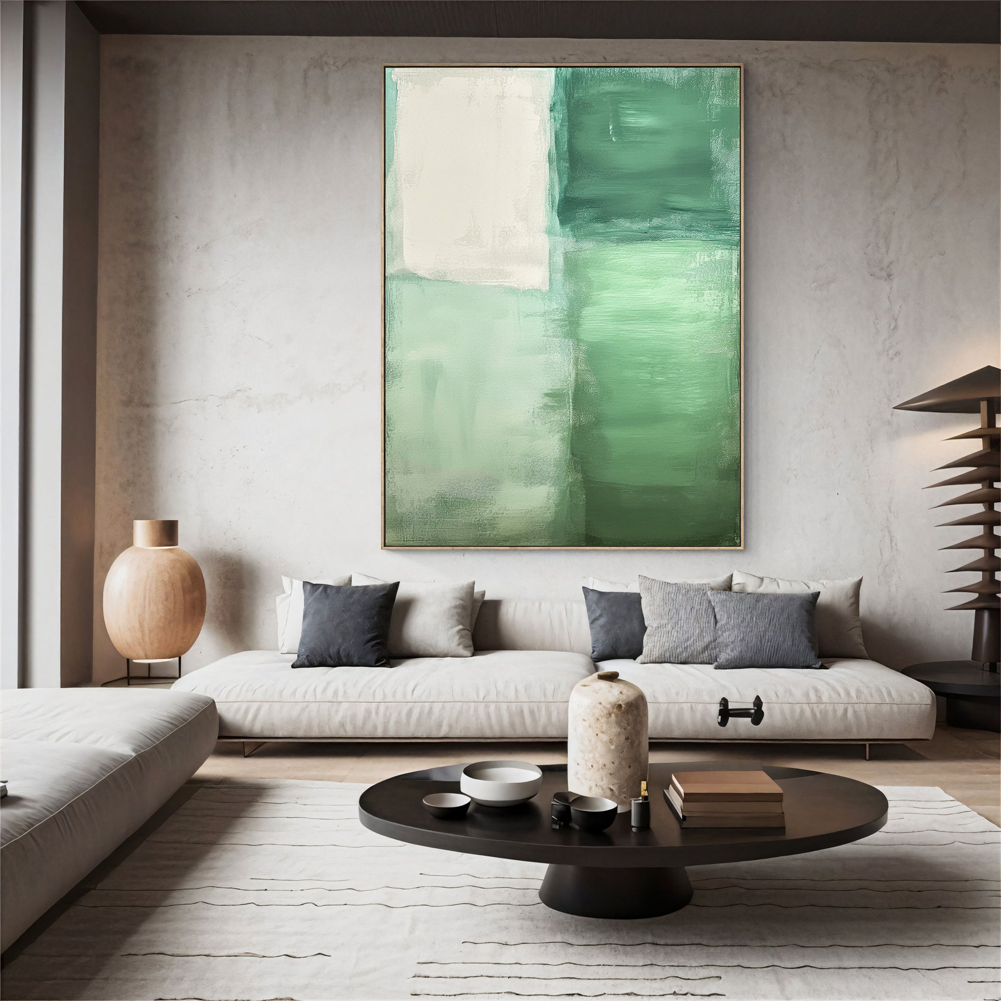 Textured Green Tranquility | Sage Tones