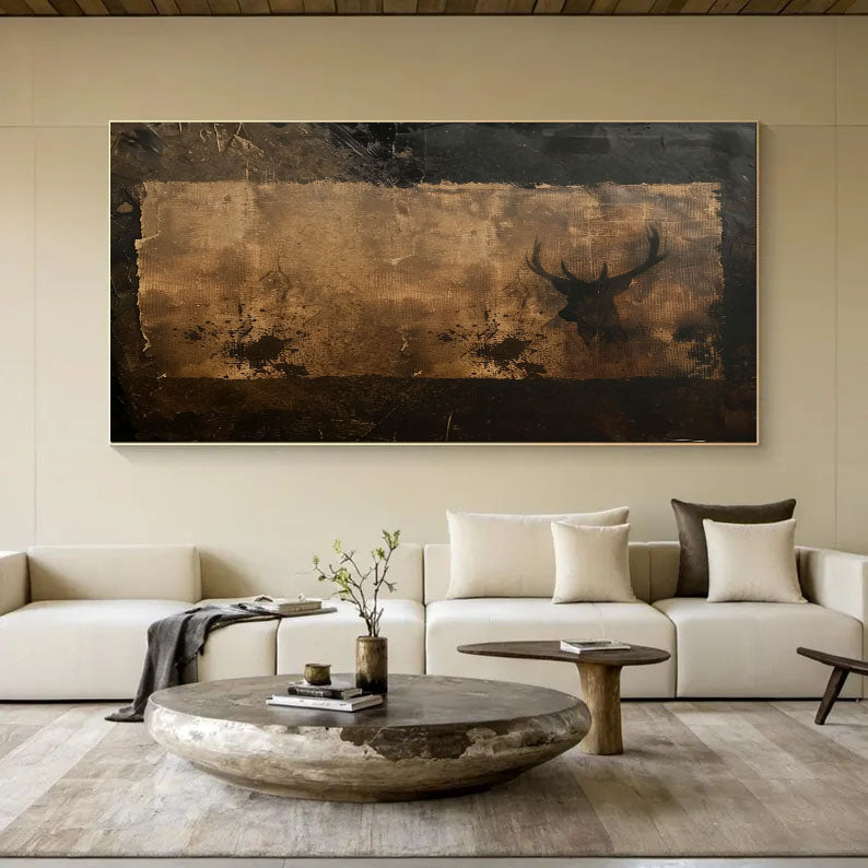 Aged Rustic Silhouette | Horned Shadow