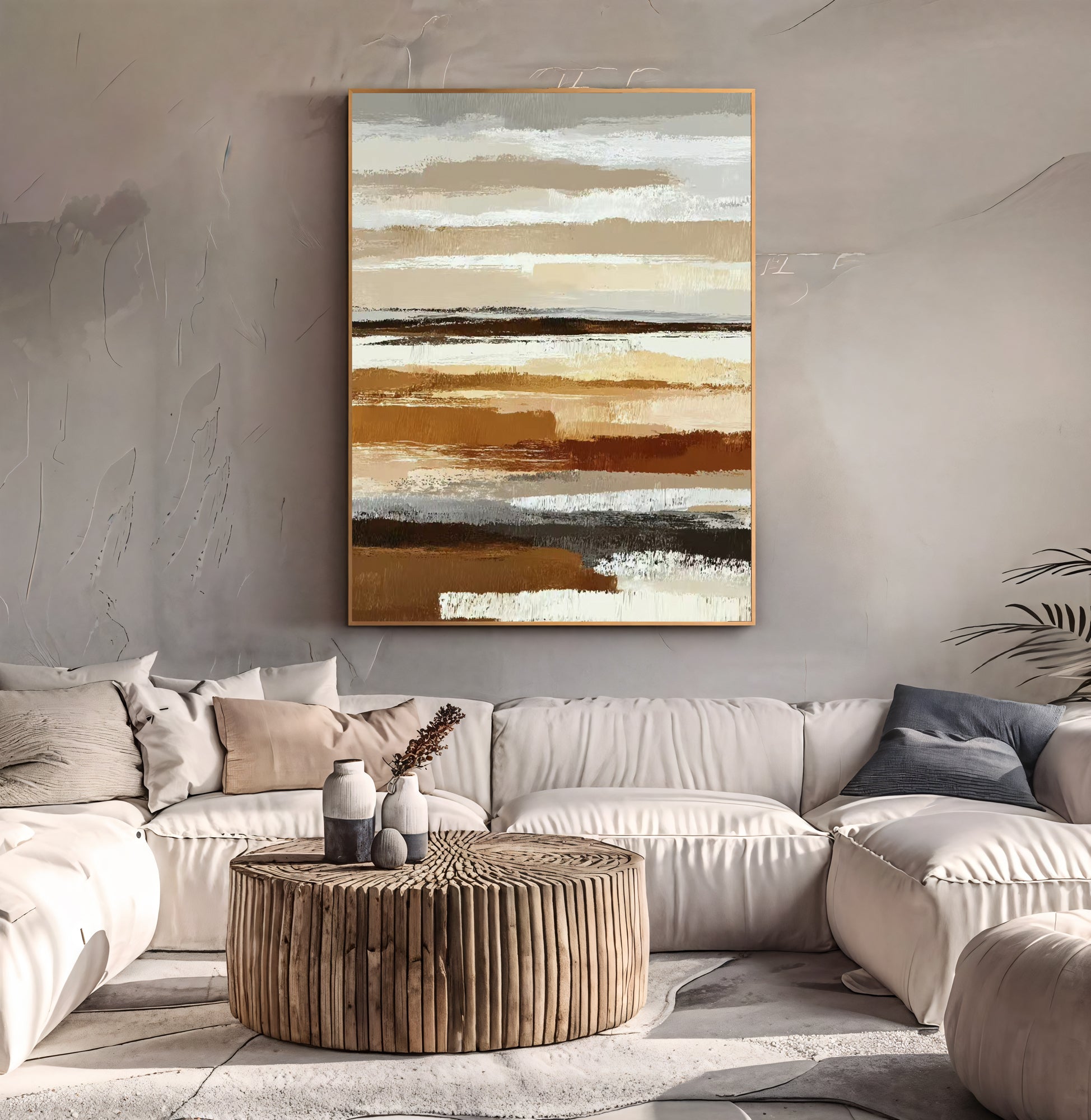 Textured Terracotta Undulations | Ashy Hues