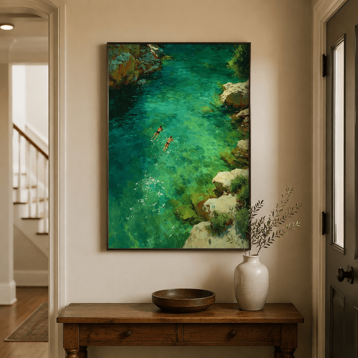 Impressionist Art | Rock Pool Floaters