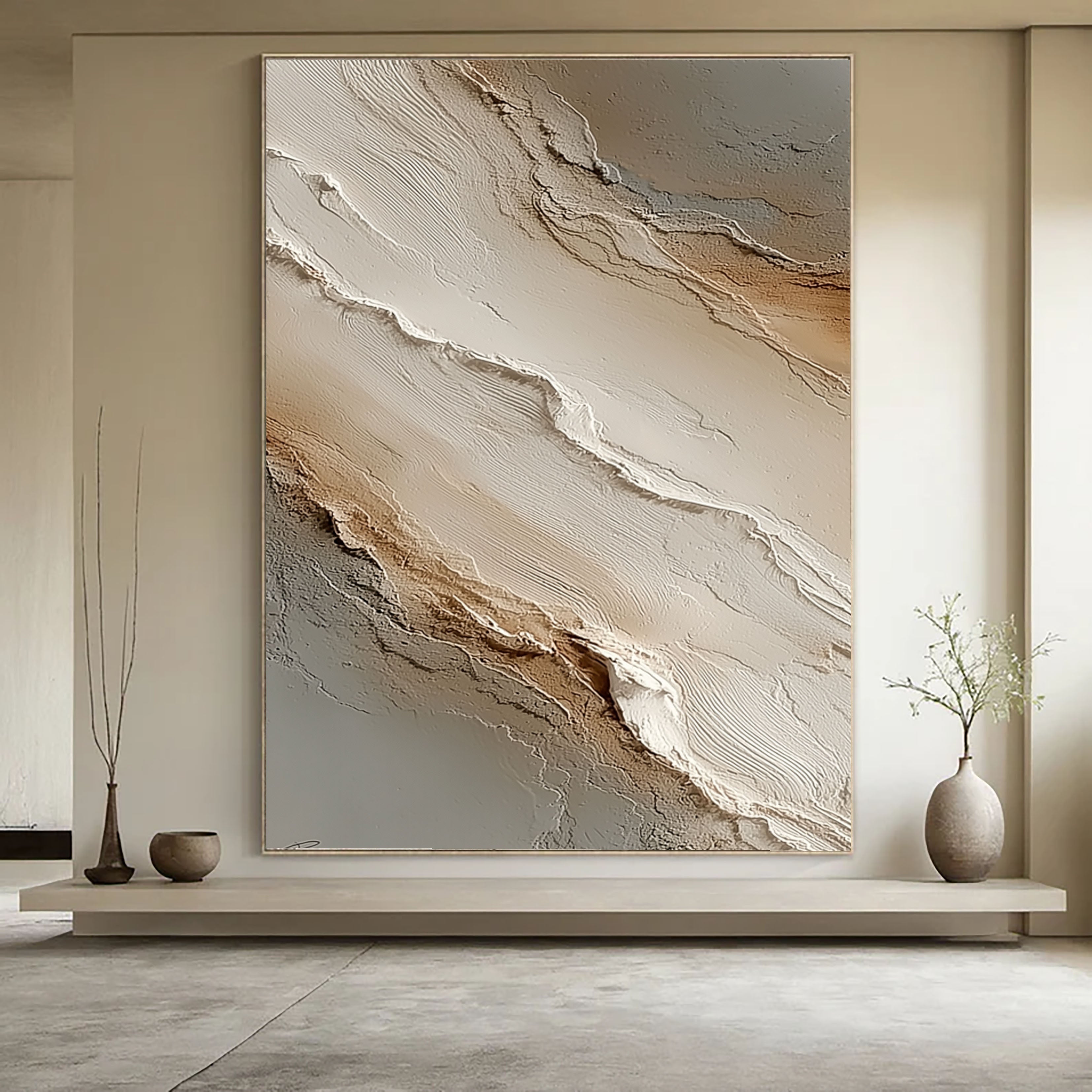 Layered Earthy Textures | Neutral Tones