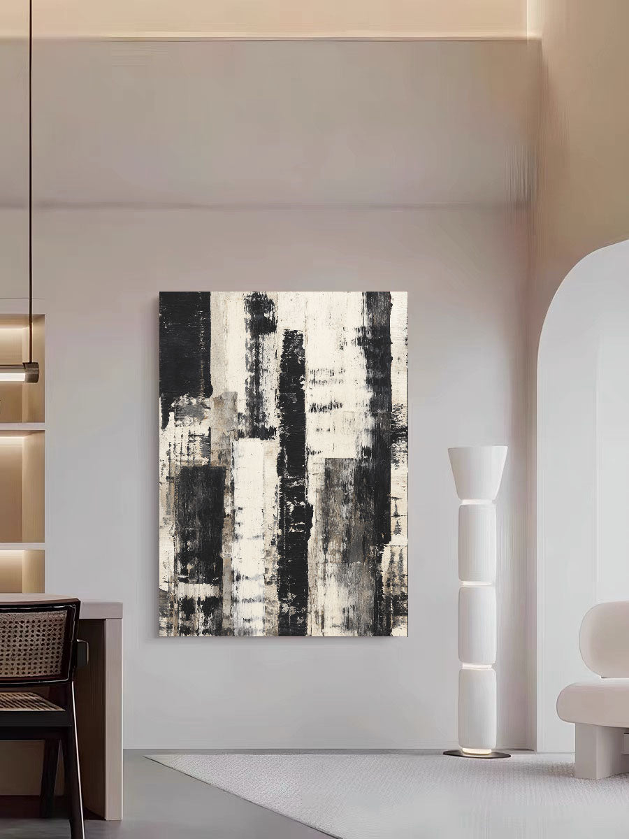 Textured Monochrome Art | Urban Depth