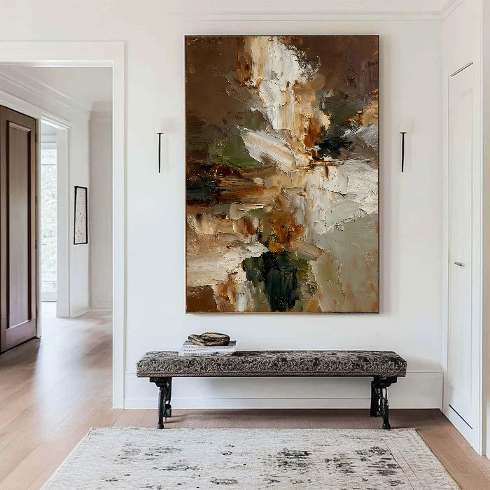 Textured Floral Warmth | Ivory Blossom