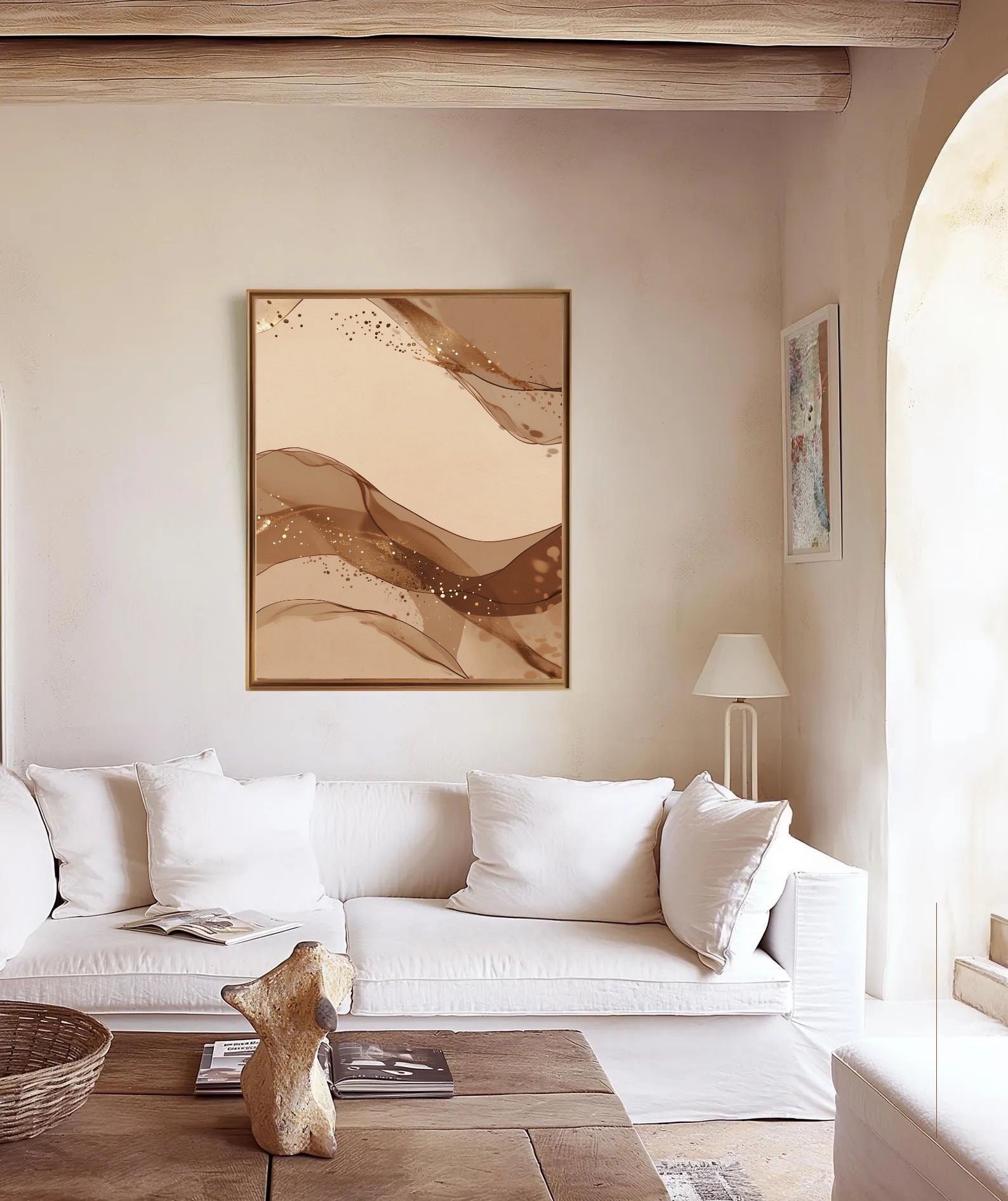 Fluid Bronze Opulence | Golden Flow