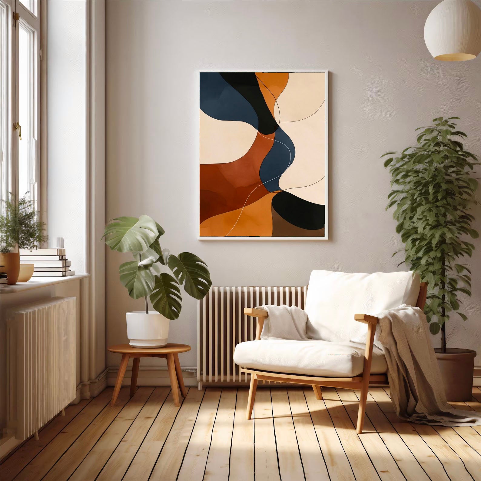 Textured Curved Opulence | Caramel Tones