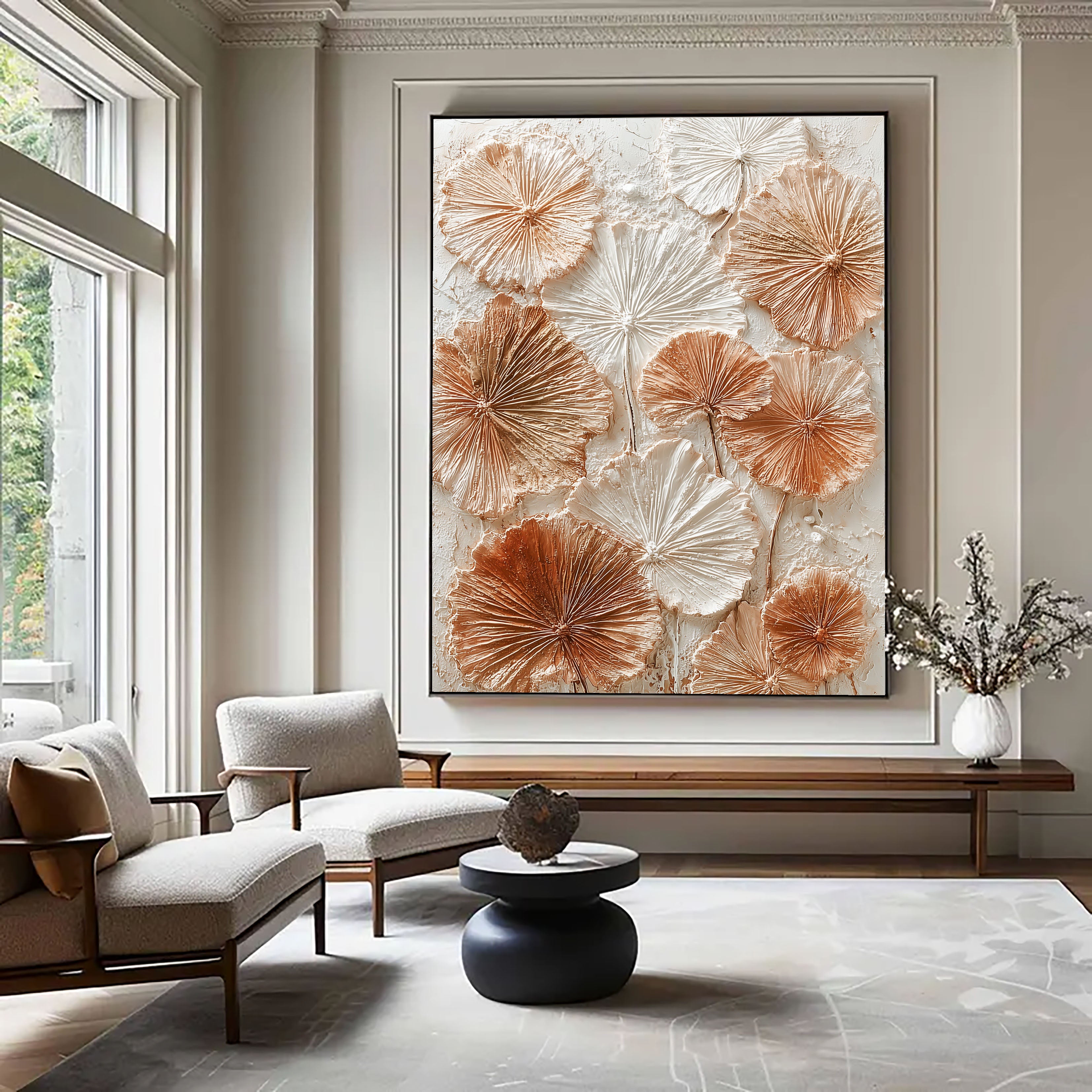 Textured Seedhead Opulence | Copper Blooms