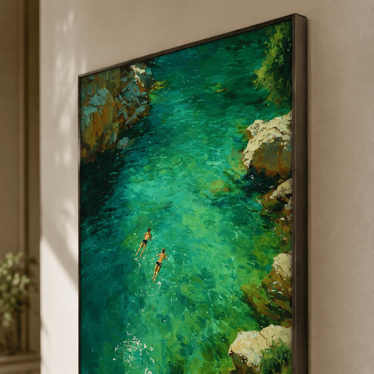 Impressionist Art | Rock Pool Floaters