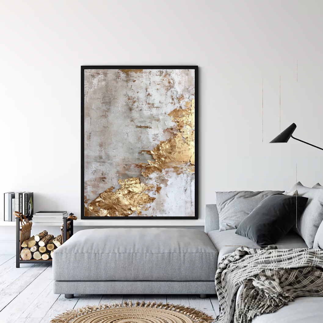 Textured Gilded Opulence | Neutral Gleam