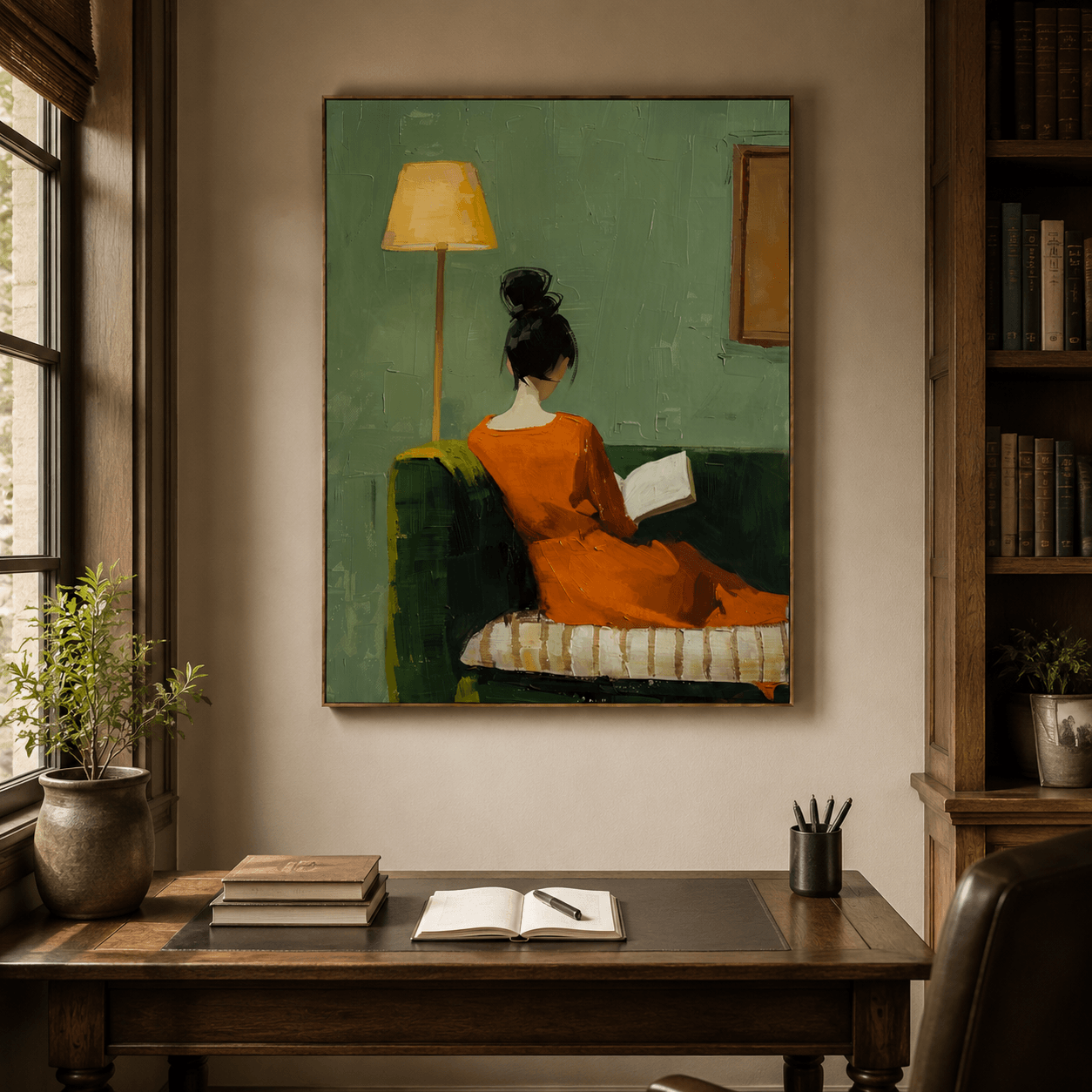 Impressionist Art | Quiet Page Glow
