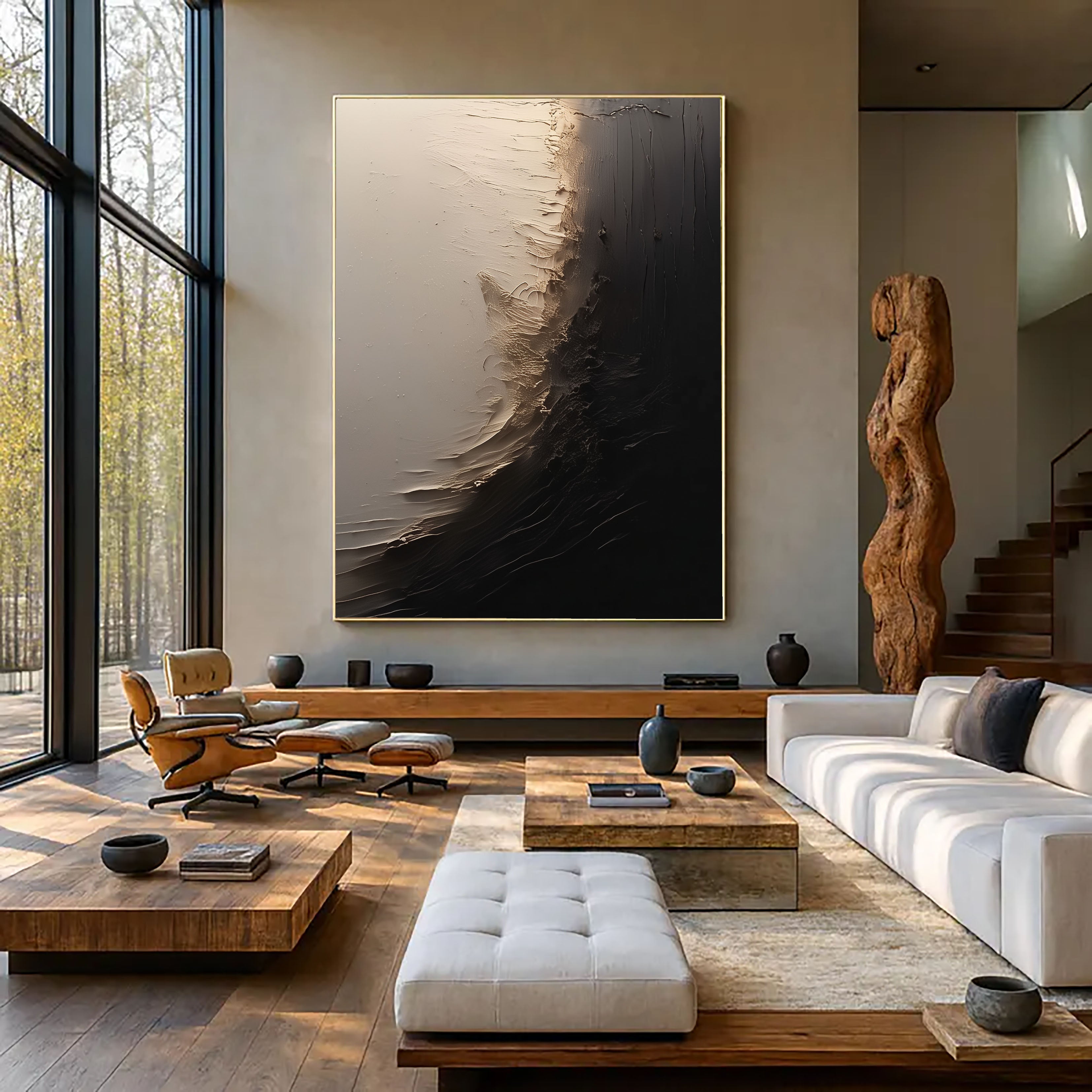 Textured Metallic Drama | Dark Gold