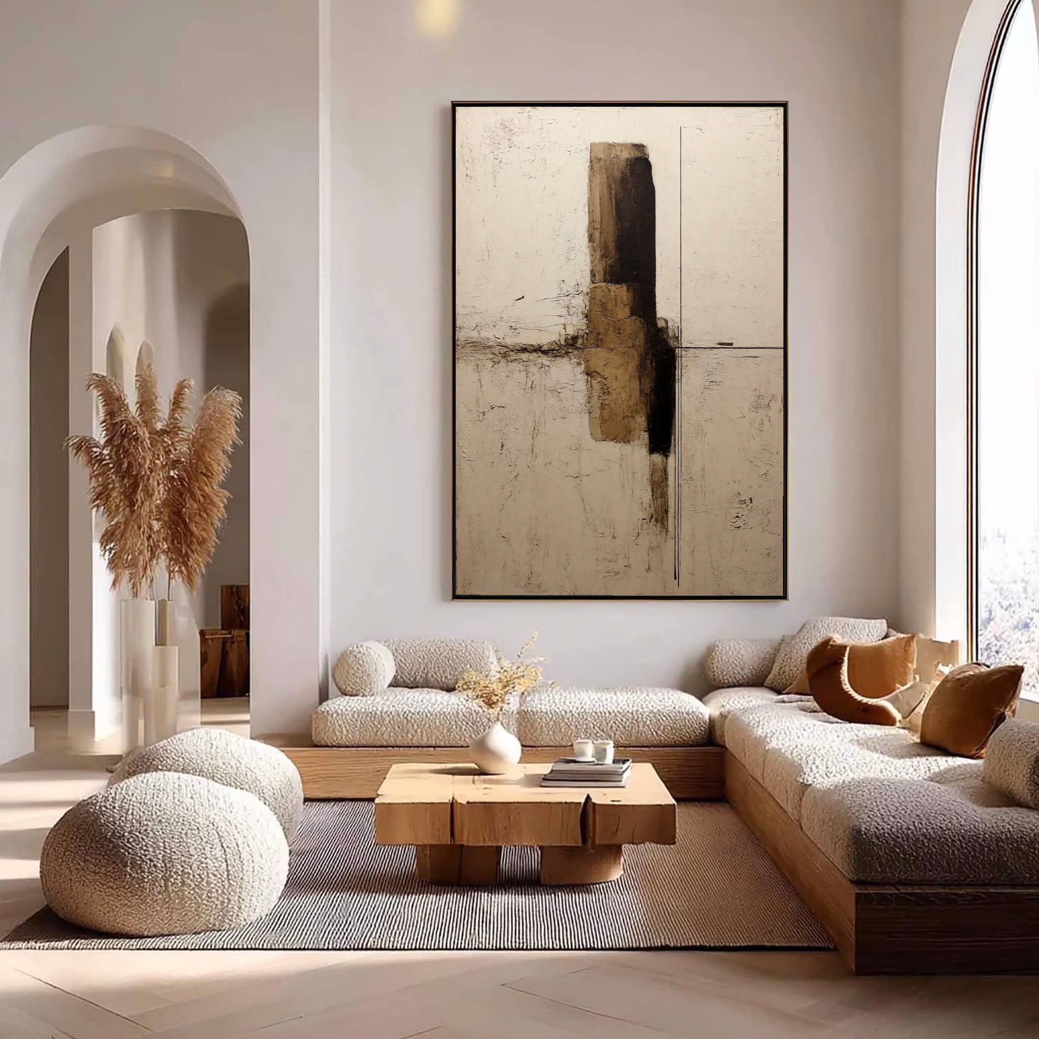 Textured Abstract Structure | Earthy Hues