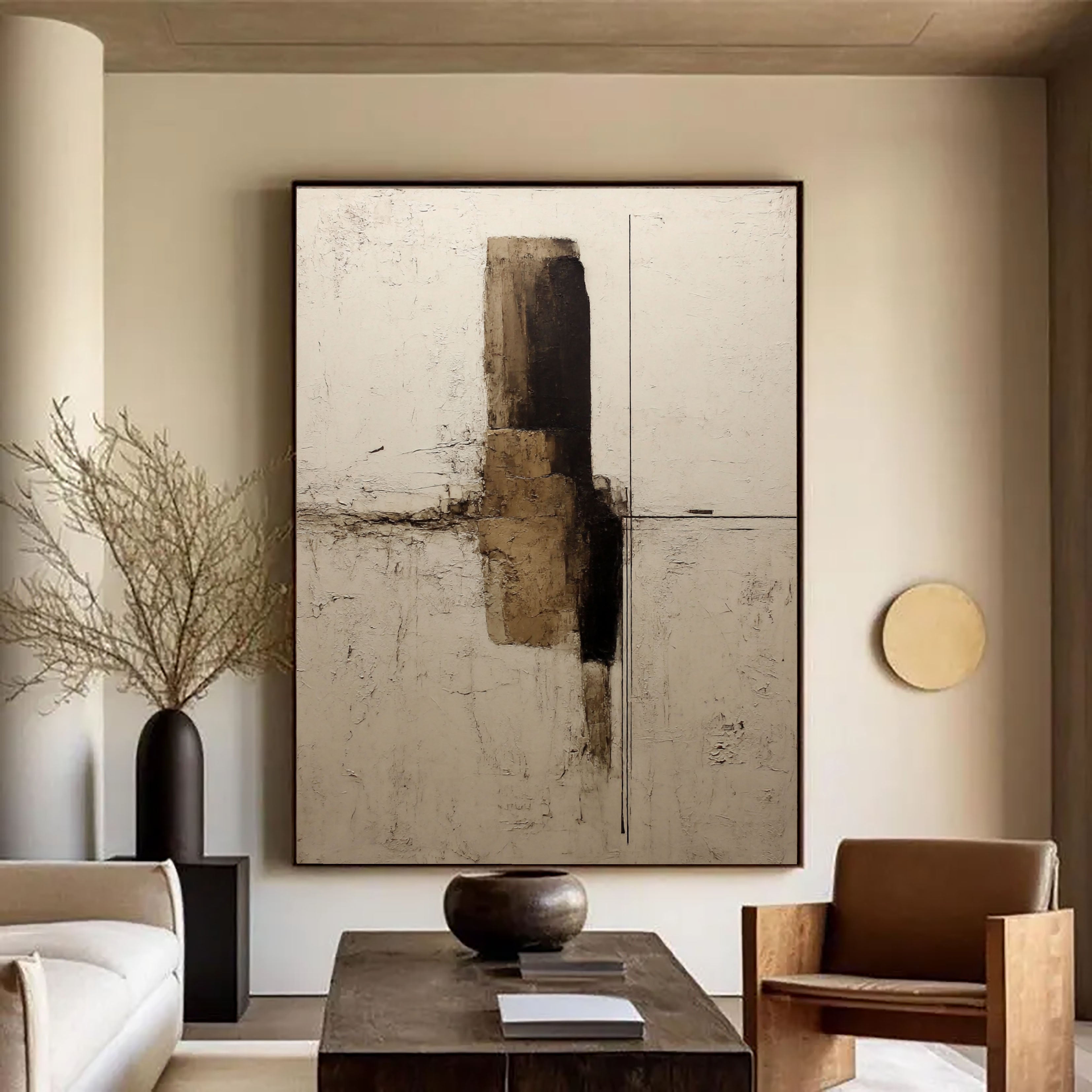 Textured Abstract Structure | Earthy Hues