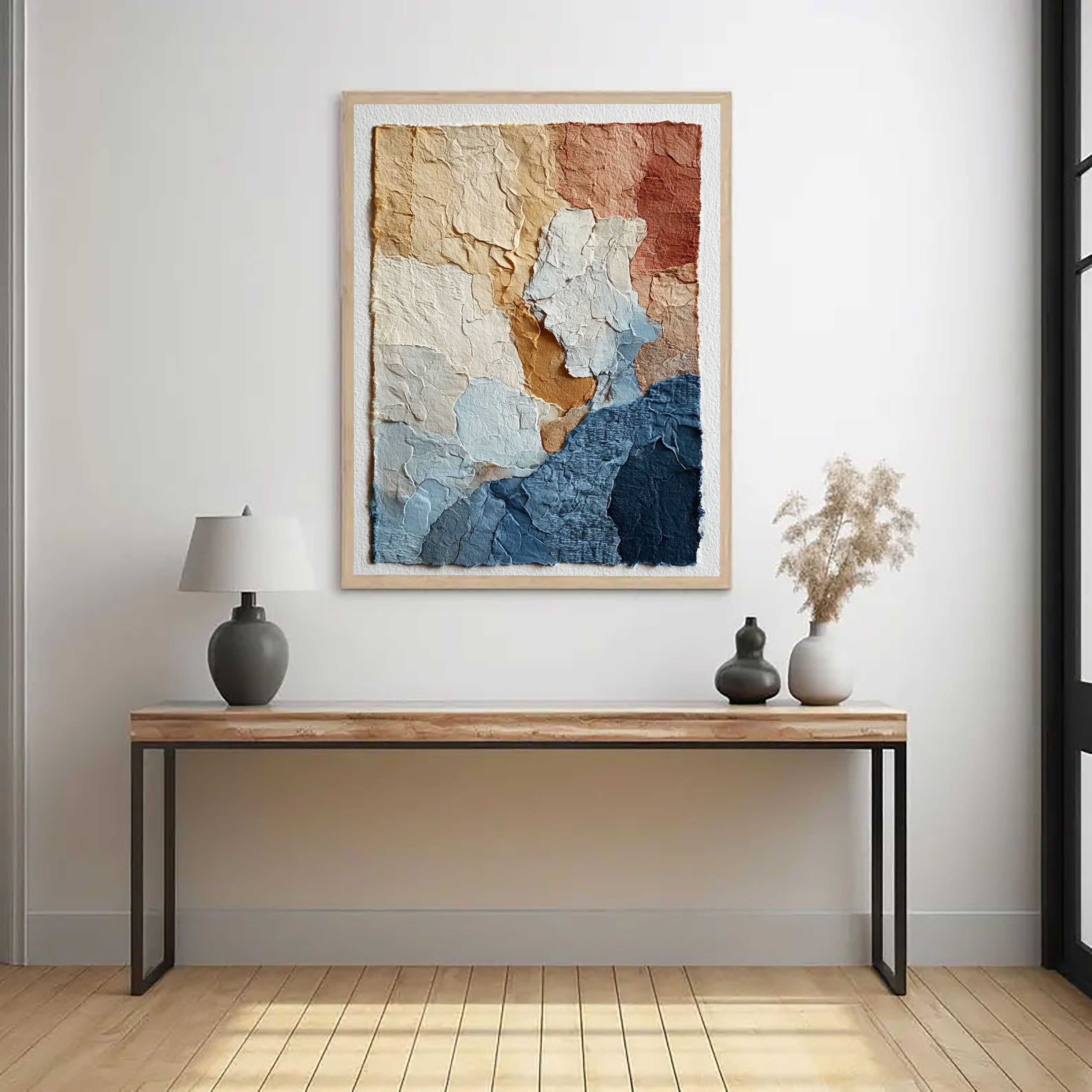 Textured Abstract Layers | Earthy Hues