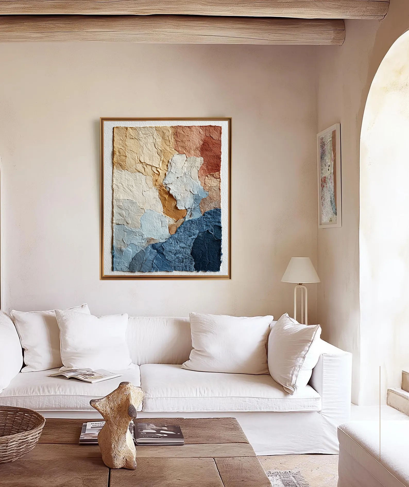 Textured Abstract Layers | Earthy Hues