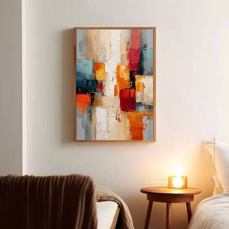 Vibrant Abstract Geometry | Warm Hues