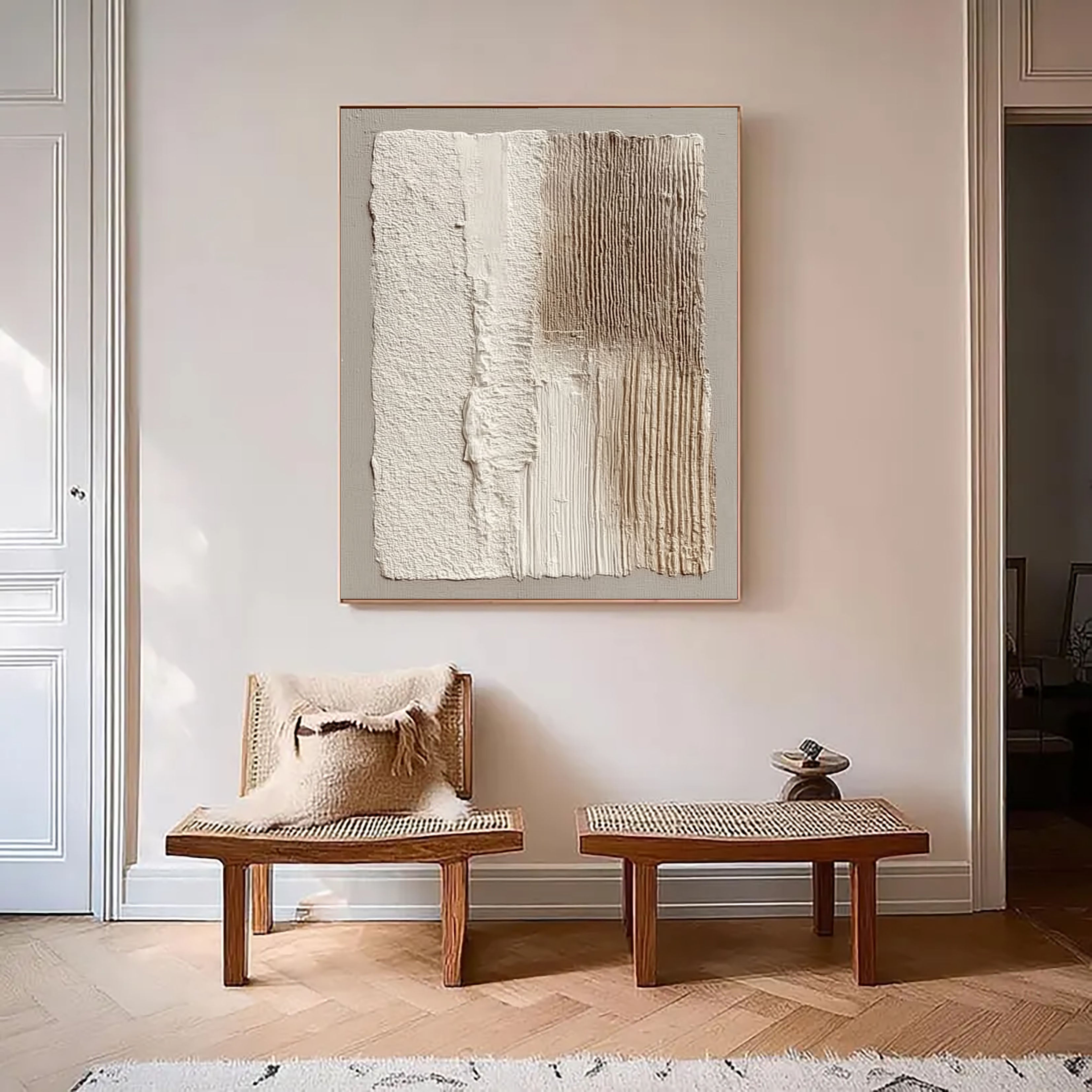Minimalistische taktile Oberfläche | Neutrale Kunst