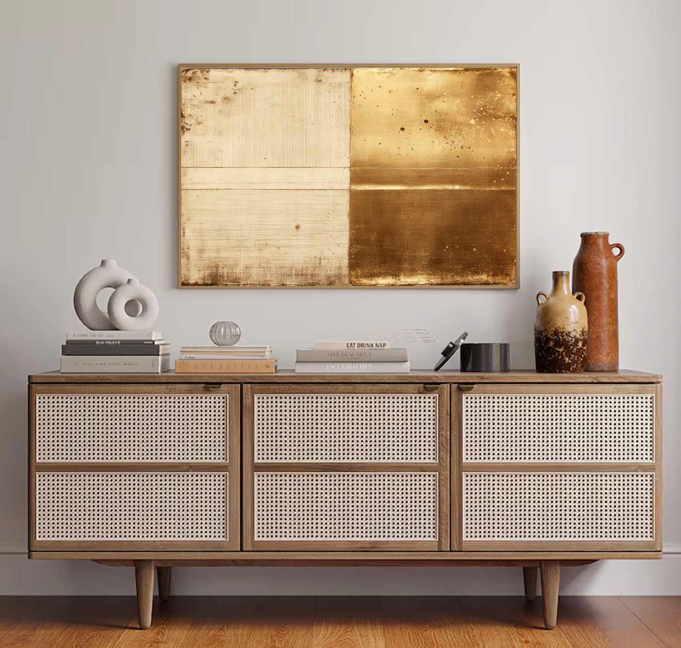 Textured Vintage Split | Gilded Beige