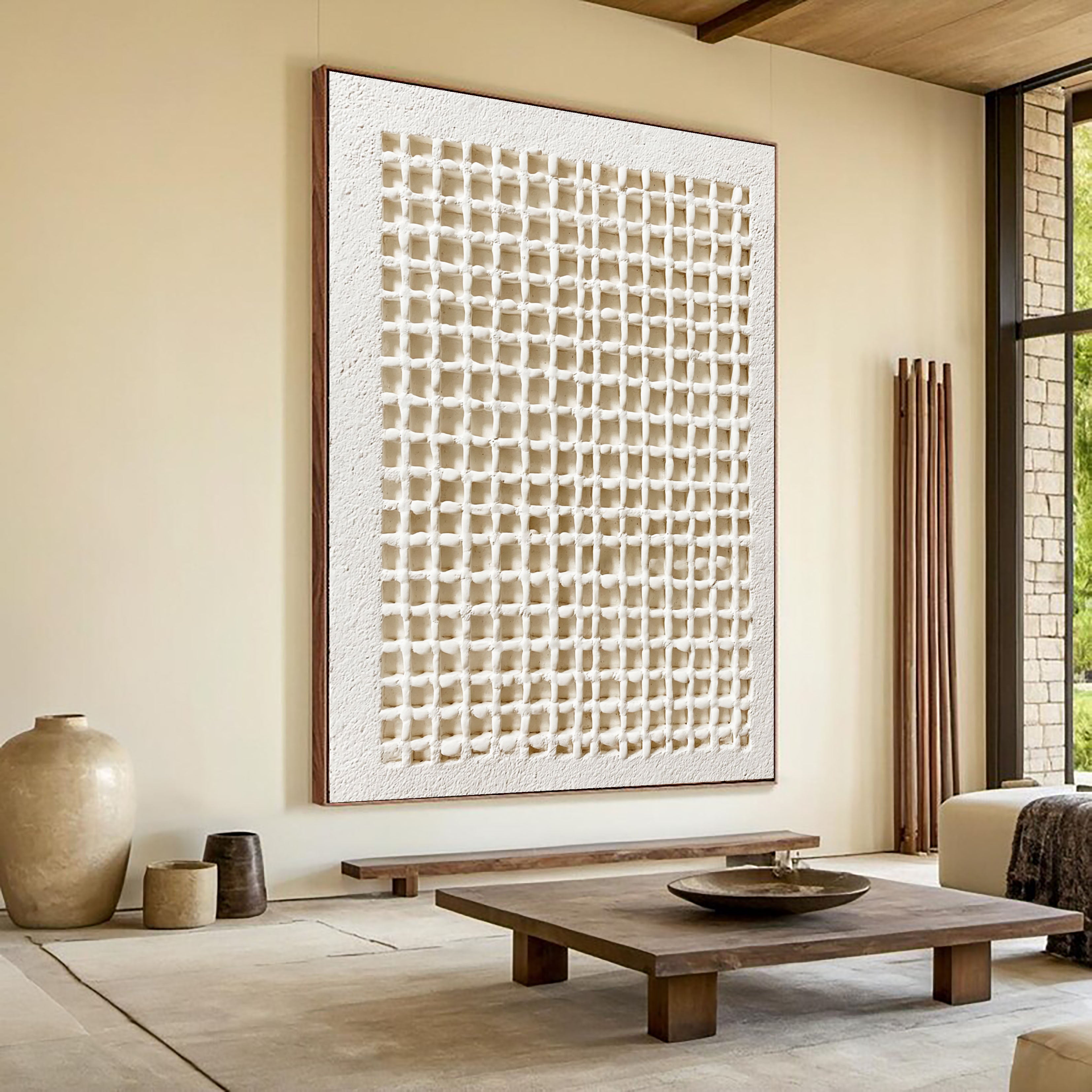 Textured Reticulate Opulence | Alabaster Weaves