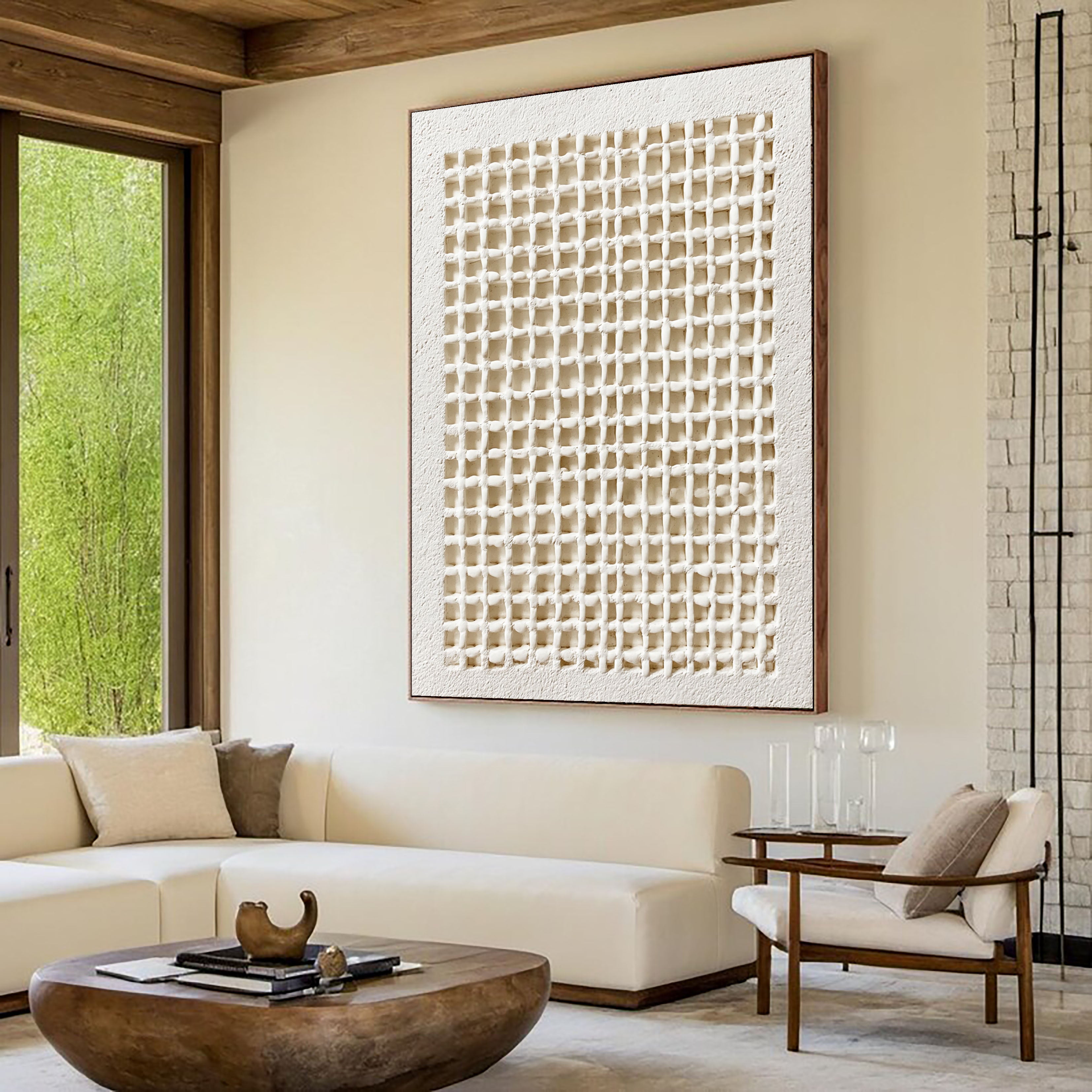 Textured Reticulate Opulence | Alabaster Weaves