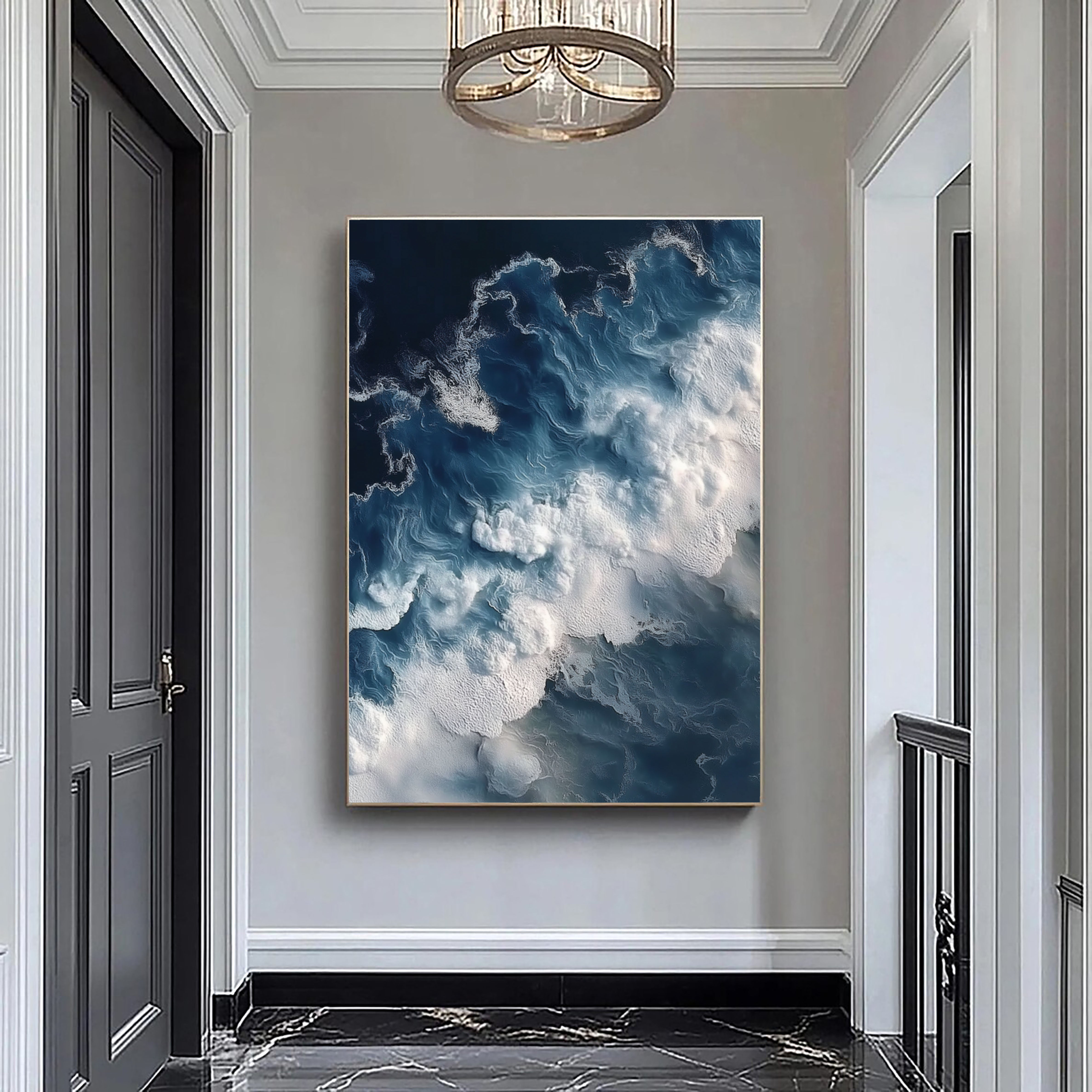 Dramatische Ozeandünung | Tiefblau