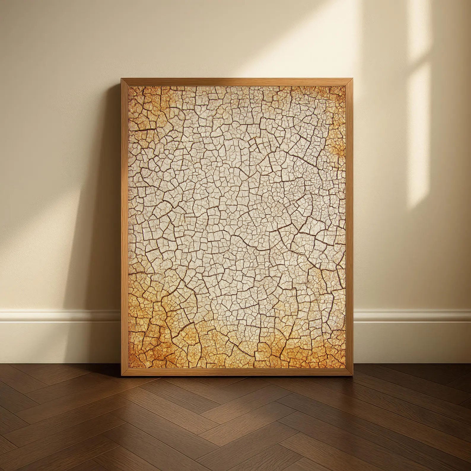 Textured Crackle Opulence | Erdtöne