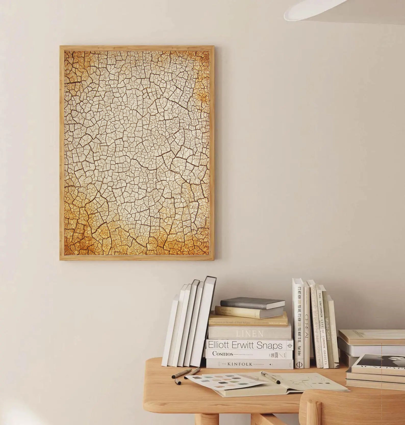 Textured Crackle Opulence | Erdtöne