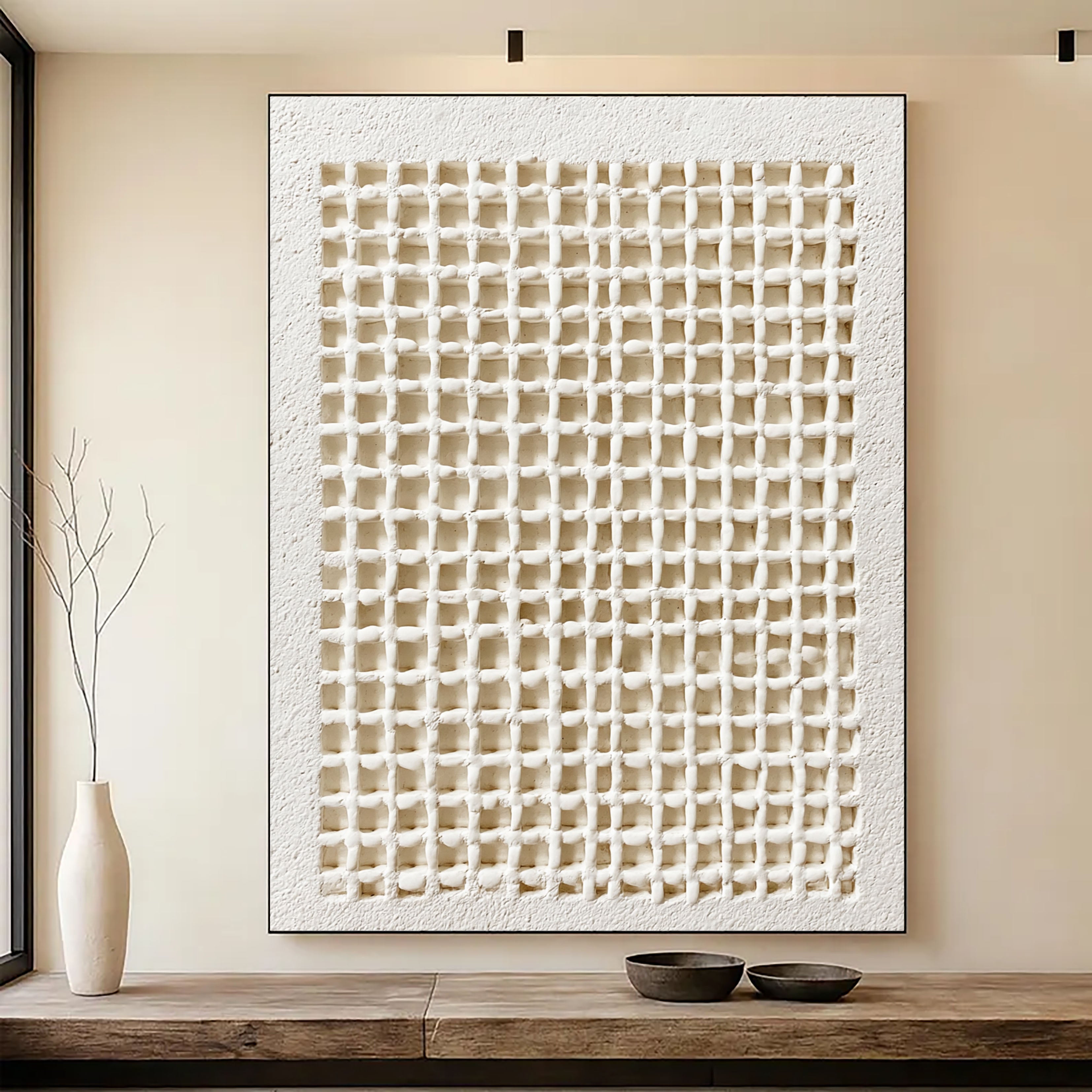 Textured Reticulate Opulence | Alabaster Weaves