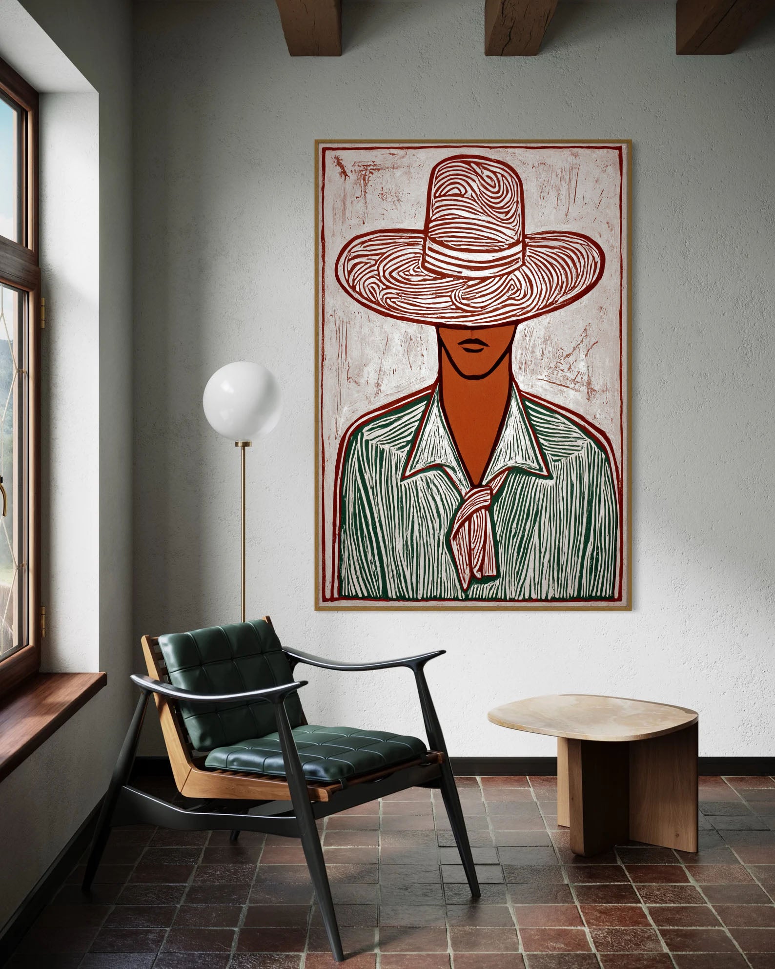 Textured Folk Opulence | Hat Attire