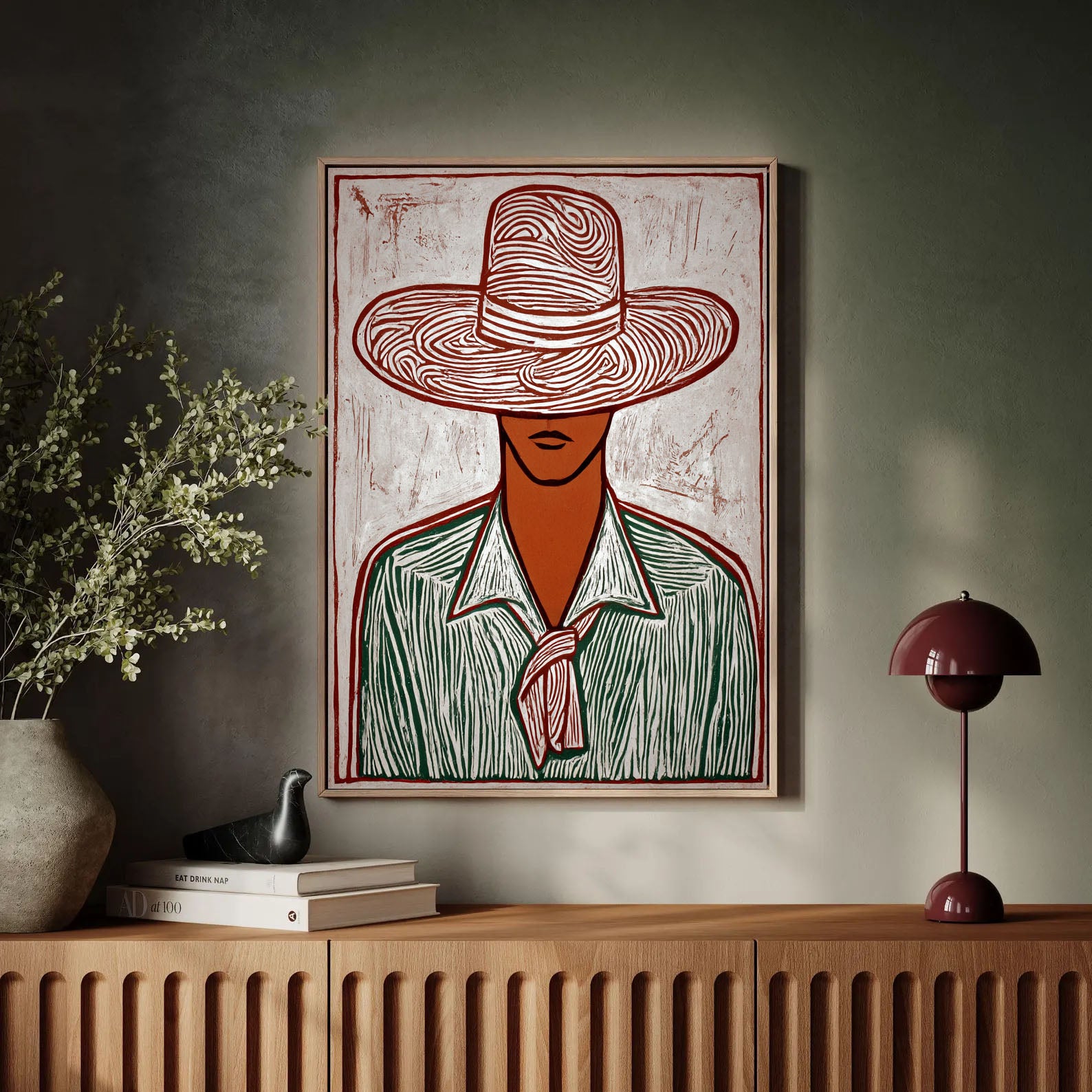 Textured Folk Opulence | Hat Attire