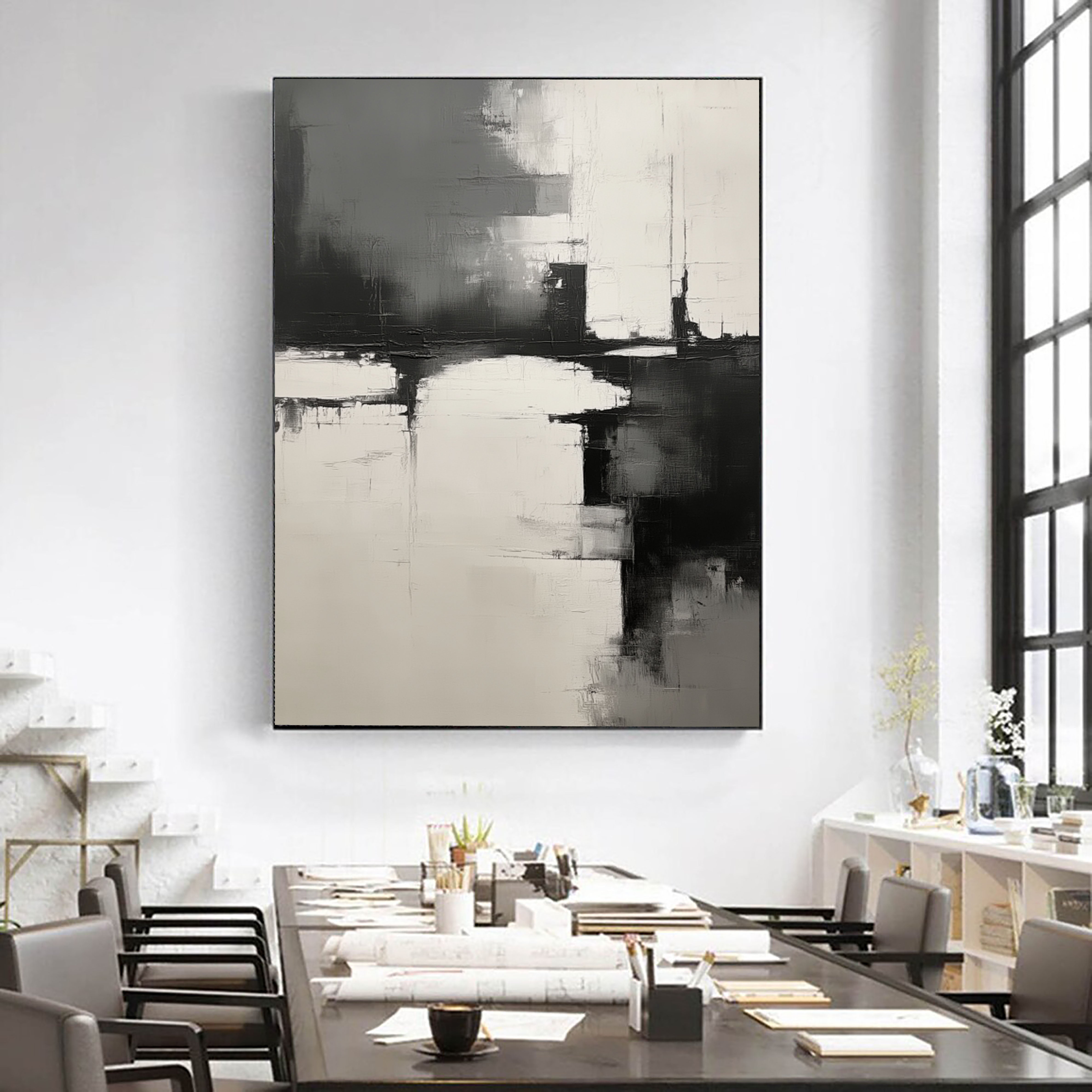 Bold Monochrome Contrast | Urban Grey