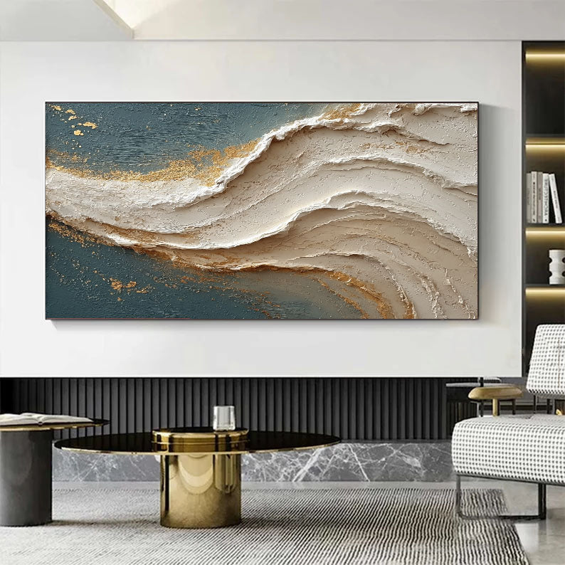 Textured Undulant Opulence | Cerulean Aurum