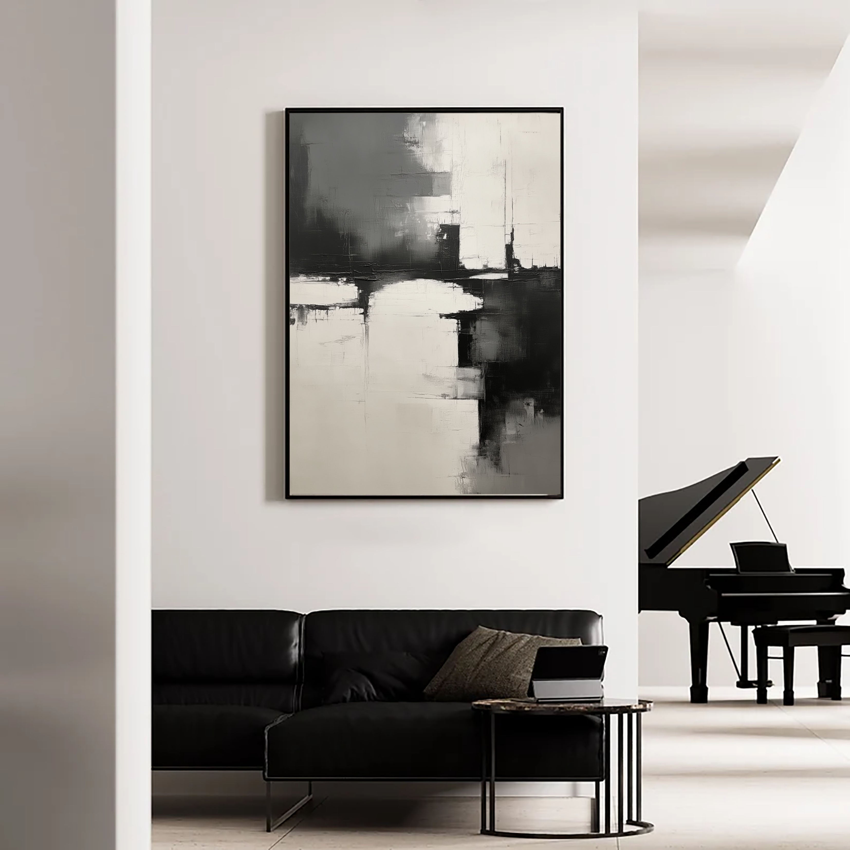 Bold Monochrome Contrast | Urban Grey