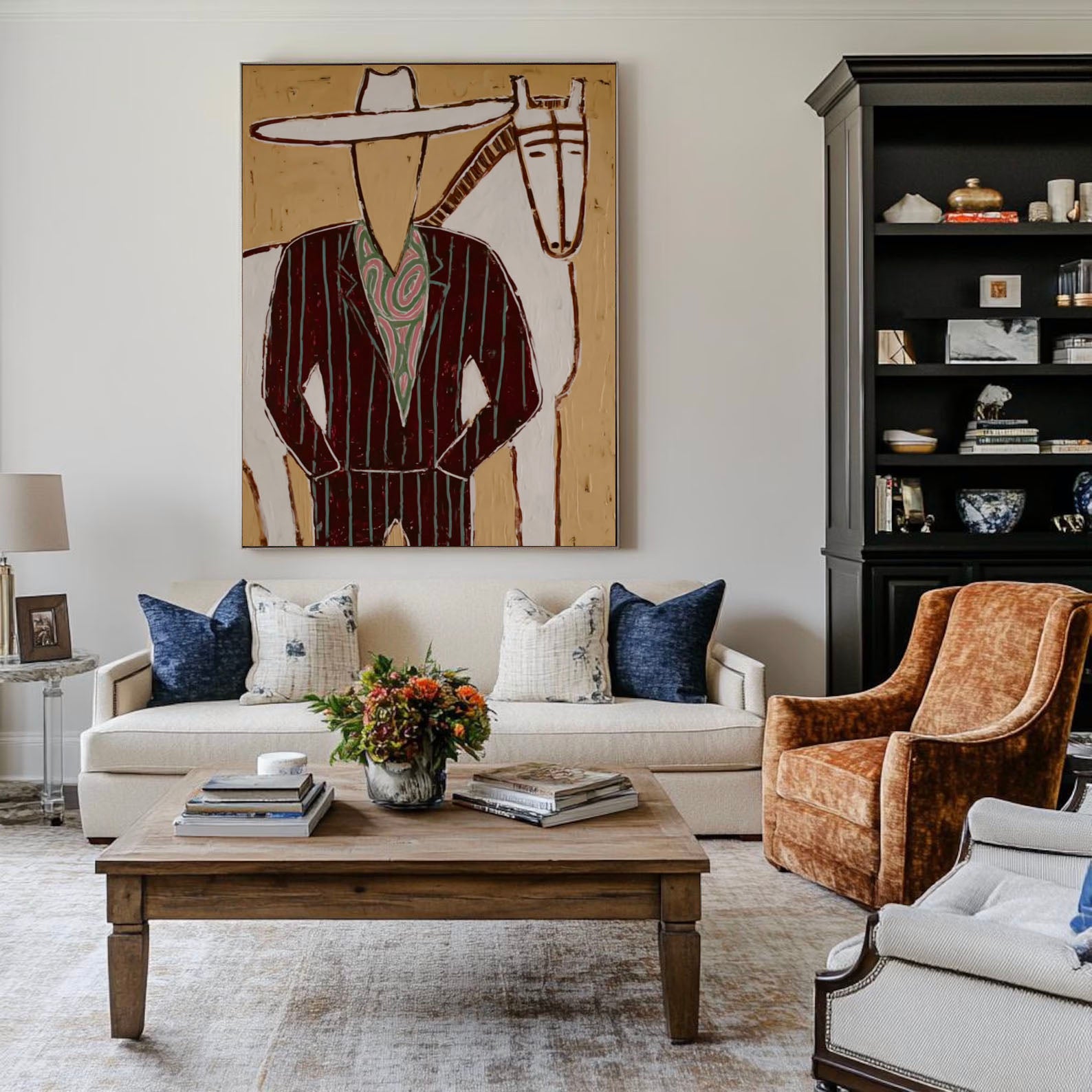 Textured Western Opulence | Cowboy Steed