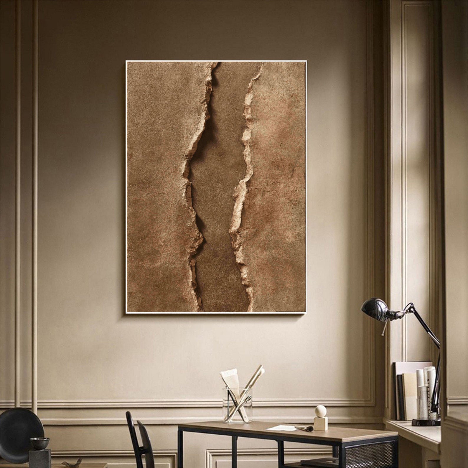 Textured Terrestrial Rift | Bronze Hues