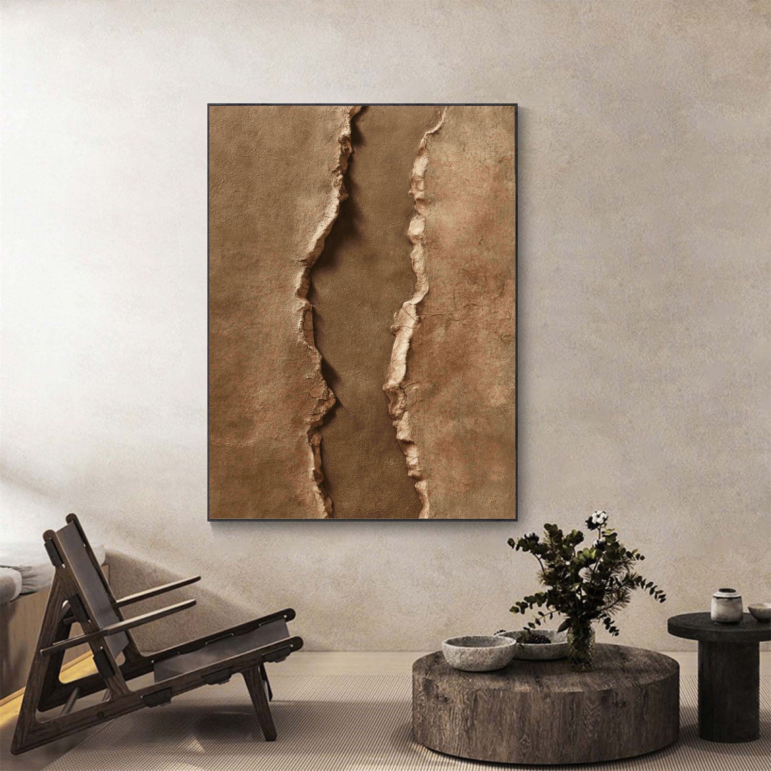 Textured Terrestrial Rift | Bronze Hues