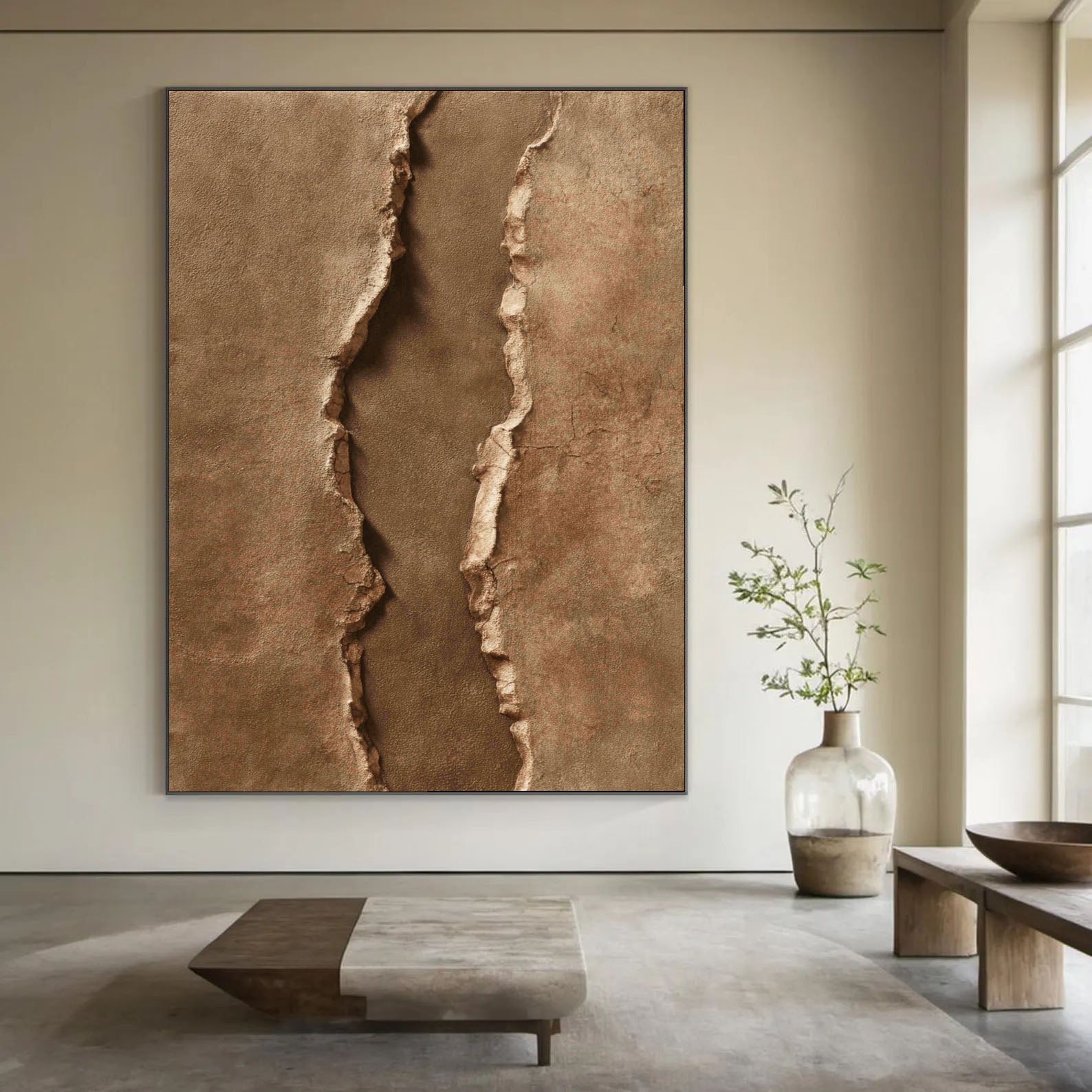 Textured Terrestrial Rift | Bronze Hues