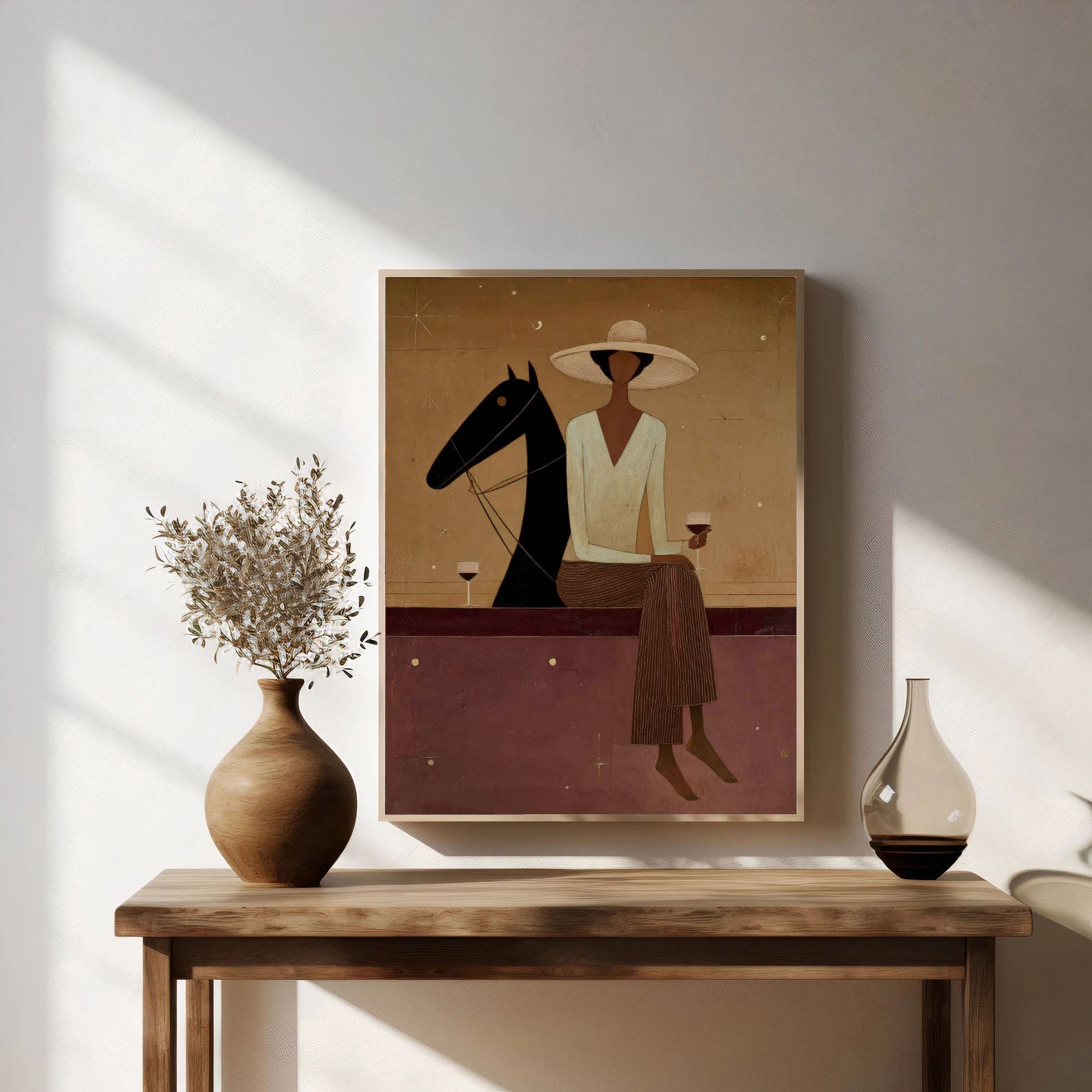 Textured Equestrian Leisure | Amber Hues