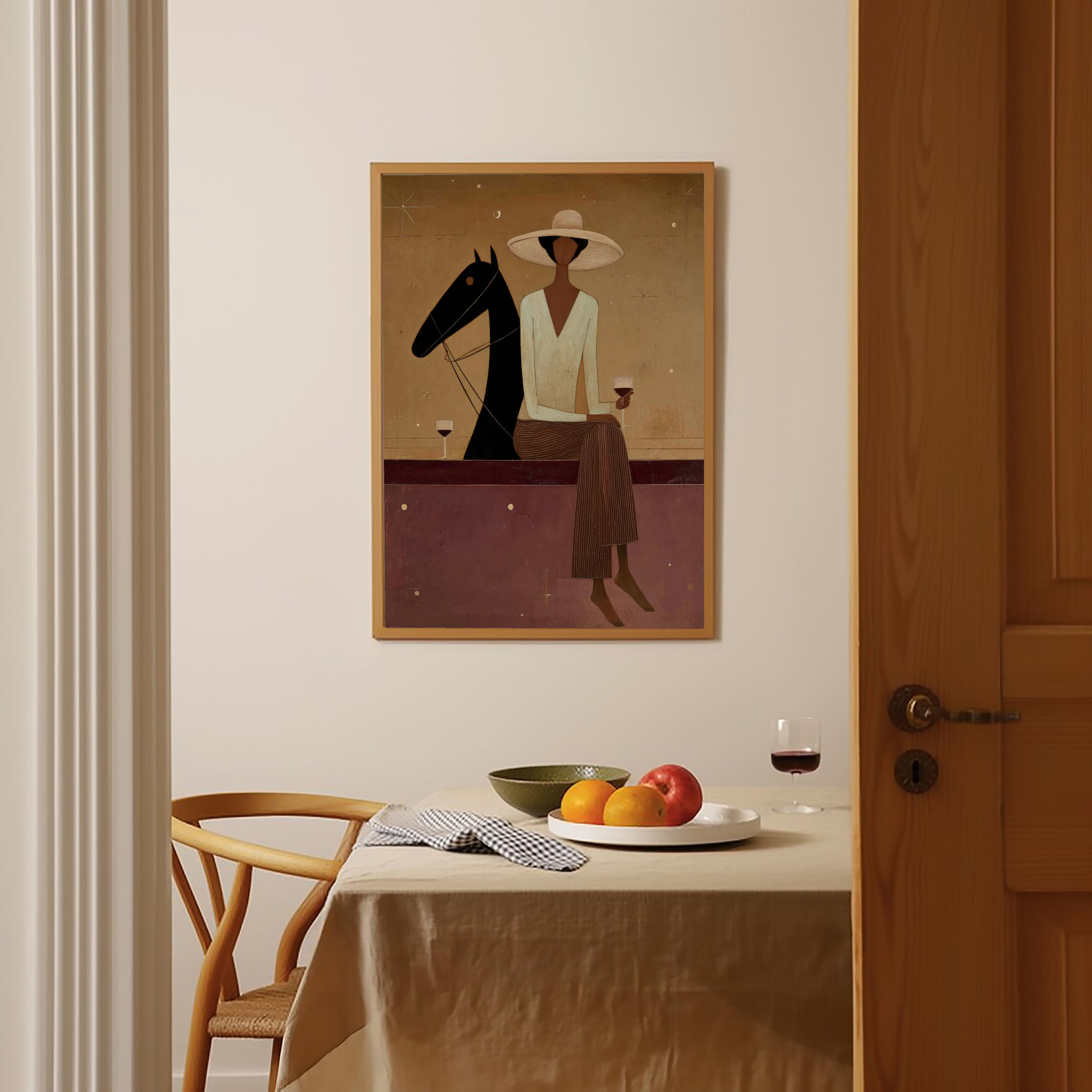 Textured Equestrian Leisure | Amber Hues