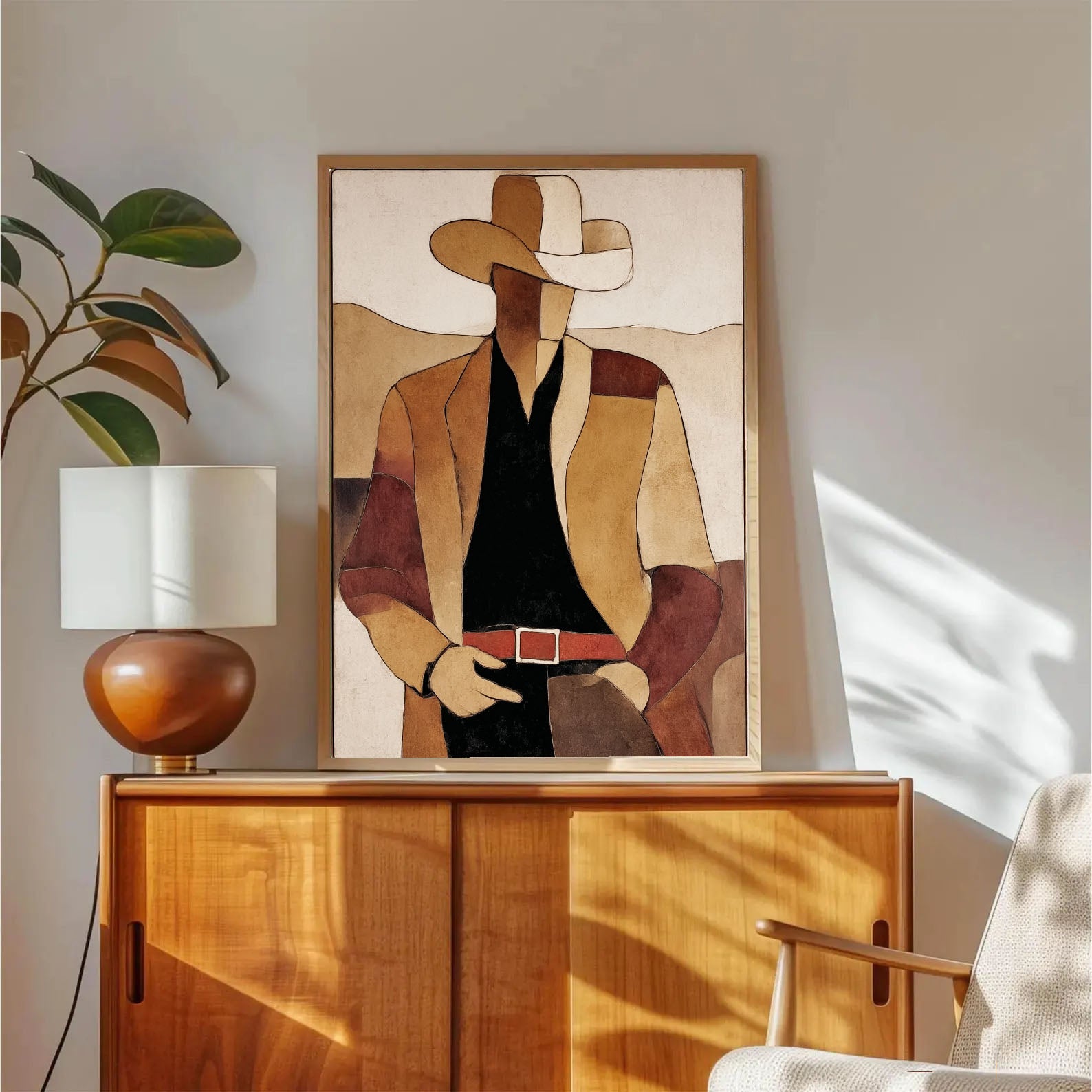 Textured Western Portrait | Warm Hues