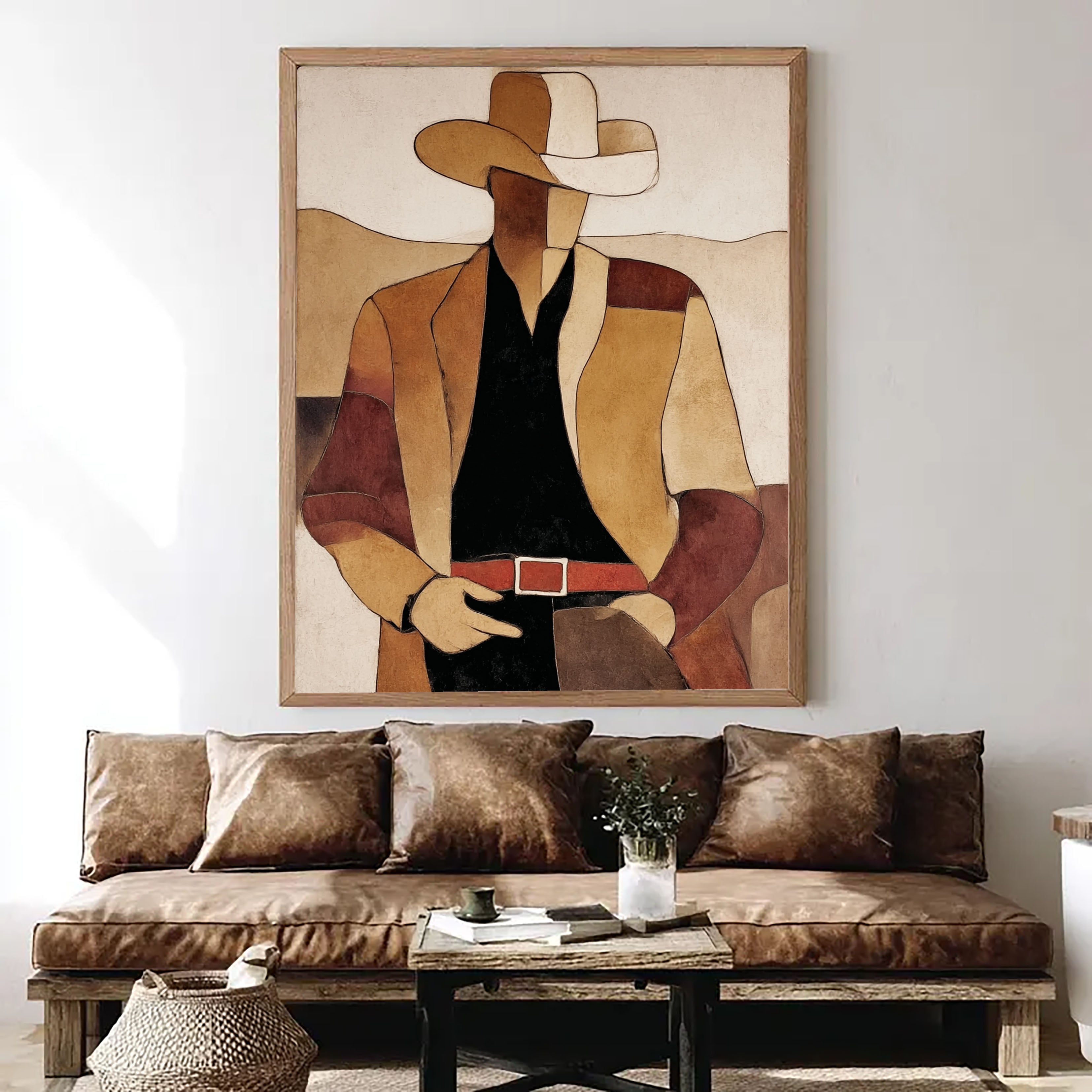 Textured Western Portrait | Warm Hues