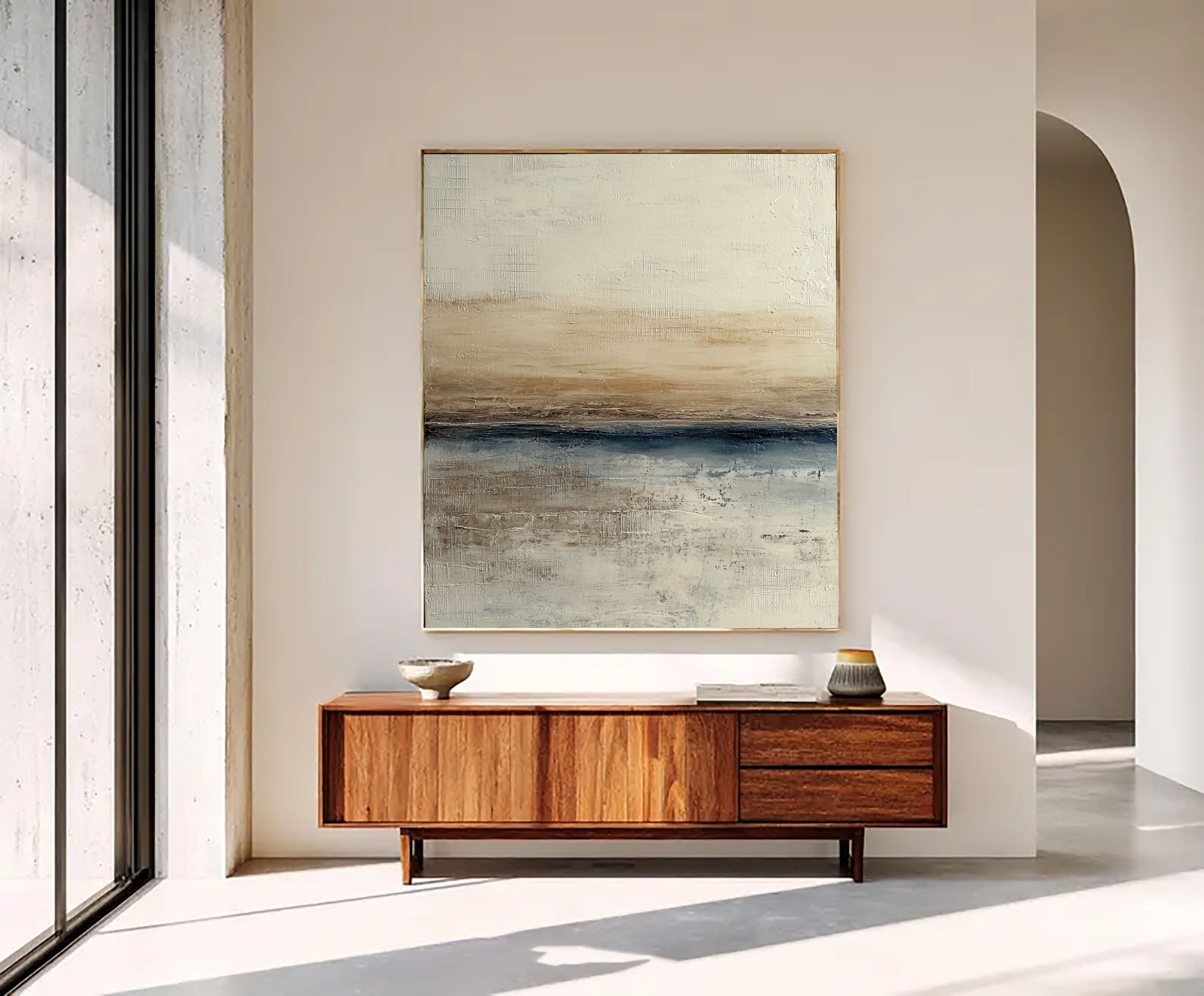 Textured Horizon Calm | Coastal Hush