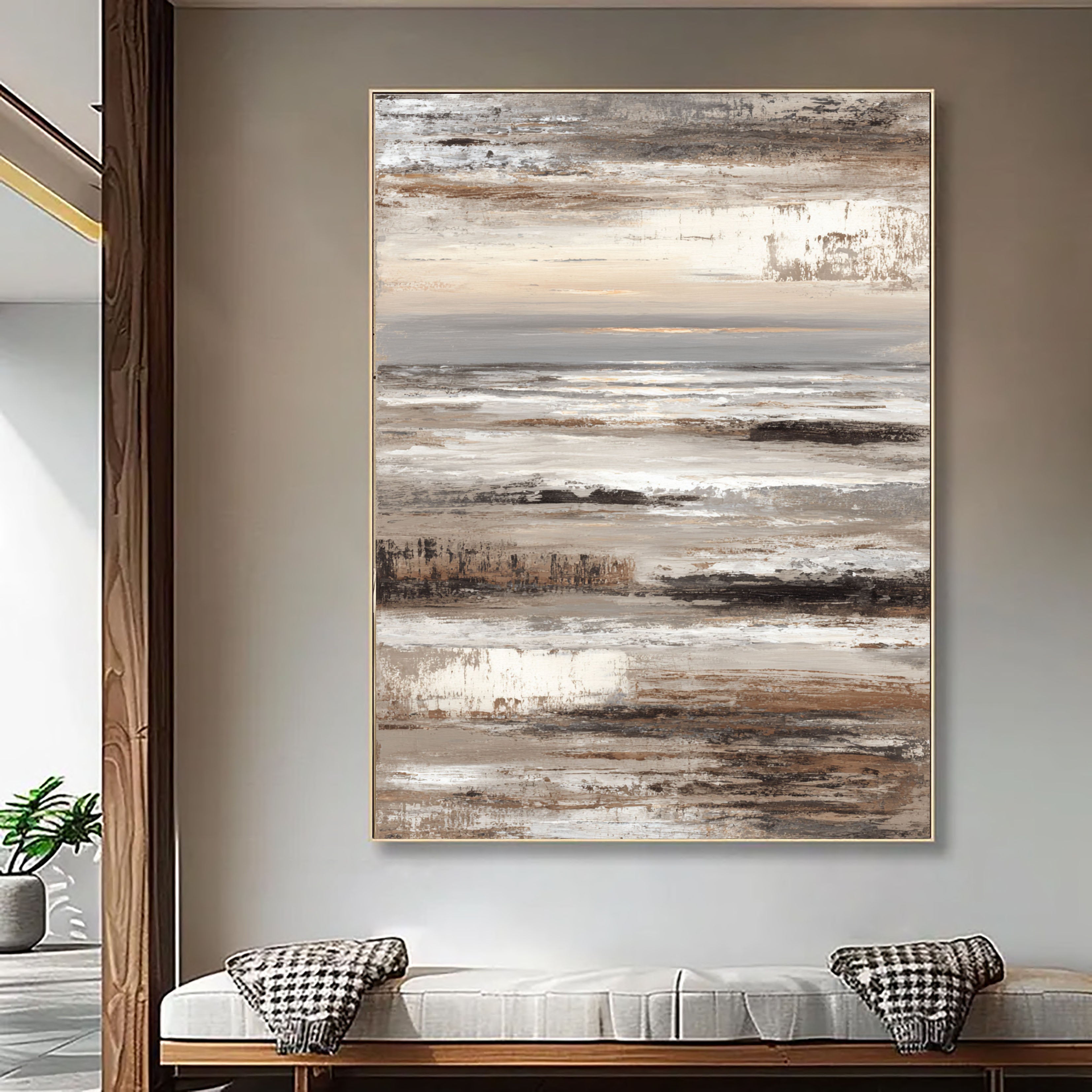 Textured Tidal Rhythms | Coastal Mist