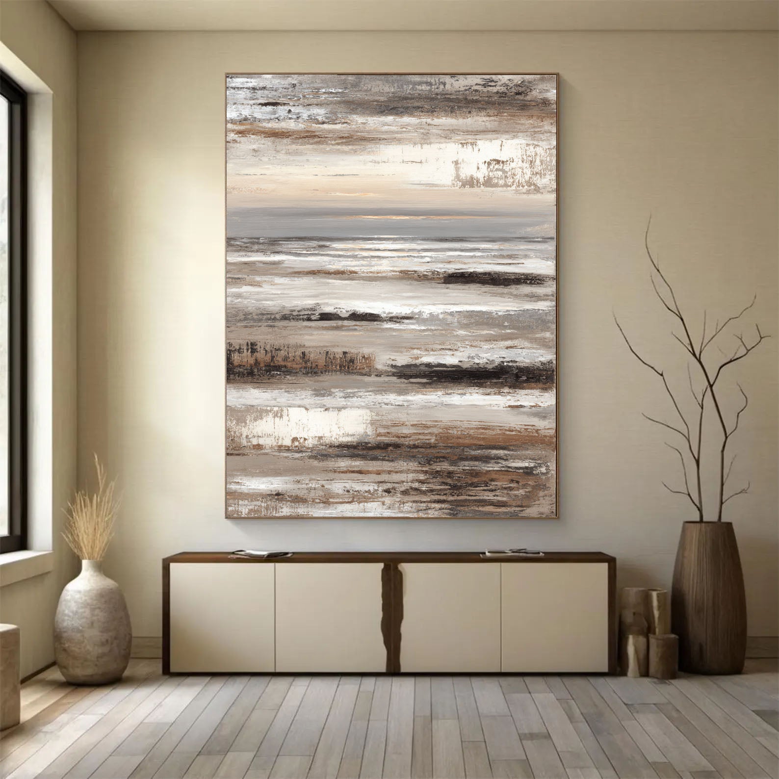 Textured Tidal Rhythms | Coastal Mist