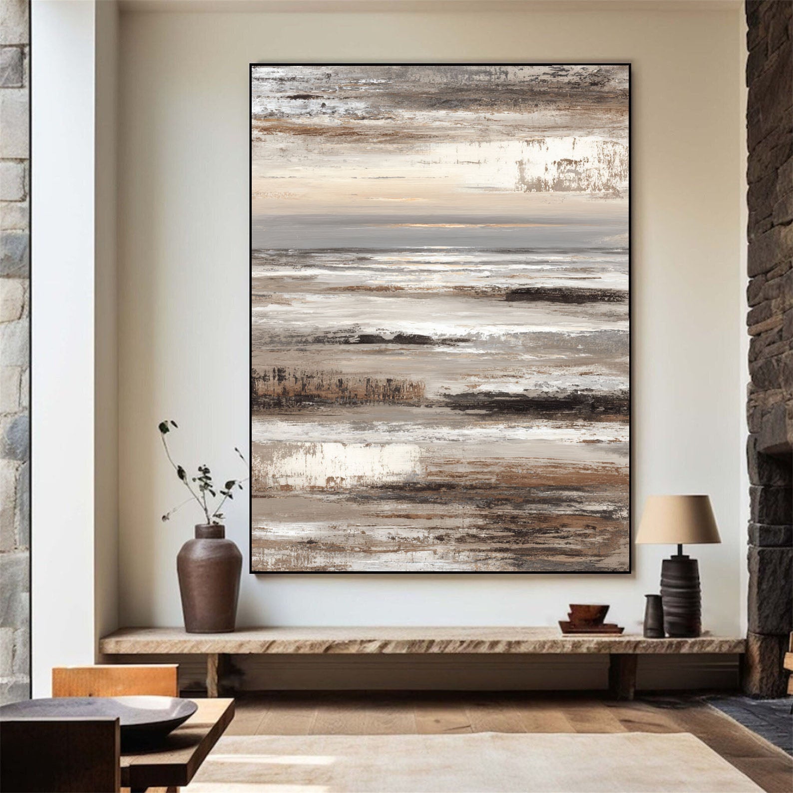 Textured Tidal Rhythms | Coastal Mist