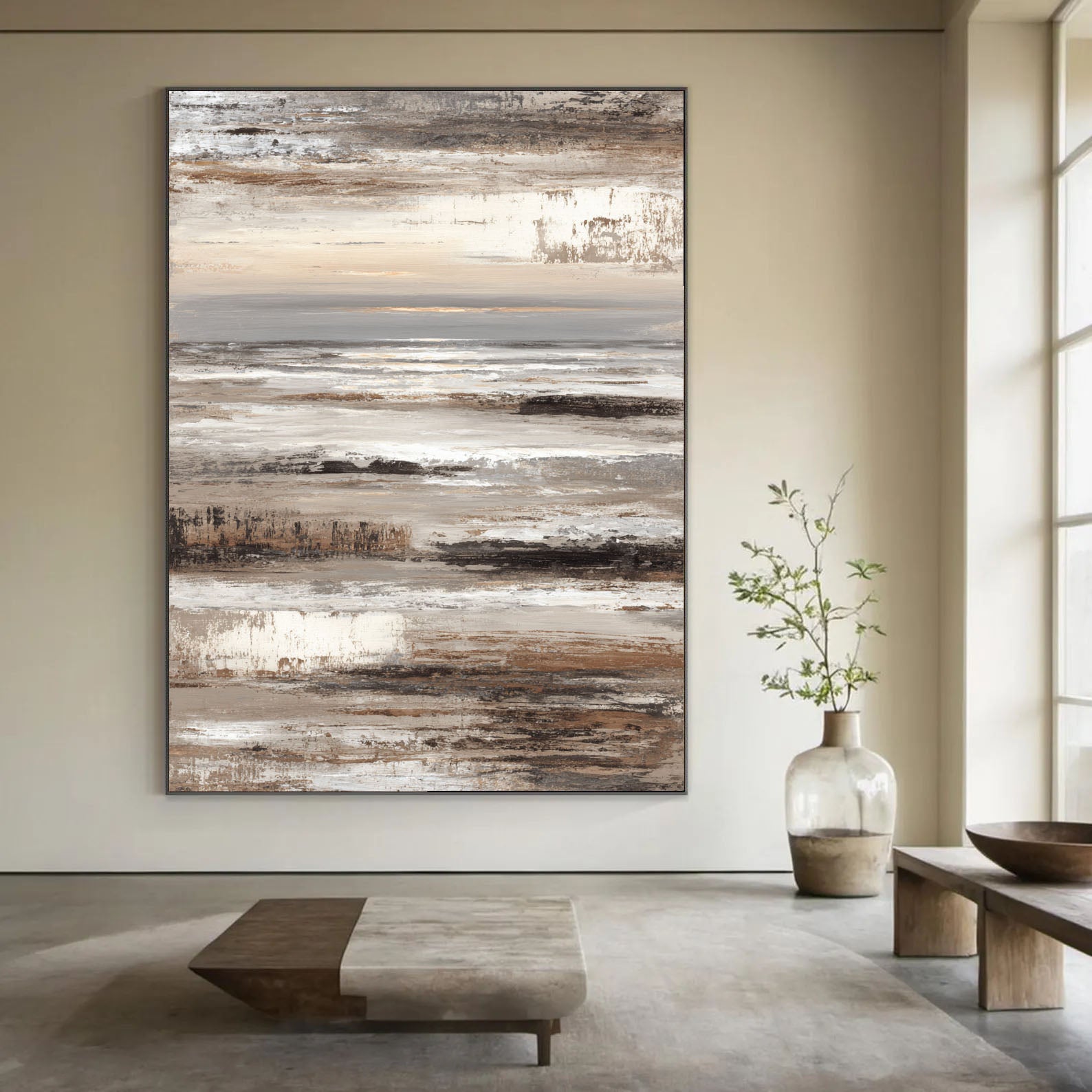 Textured Tidal Rhythms | Coastal Mist