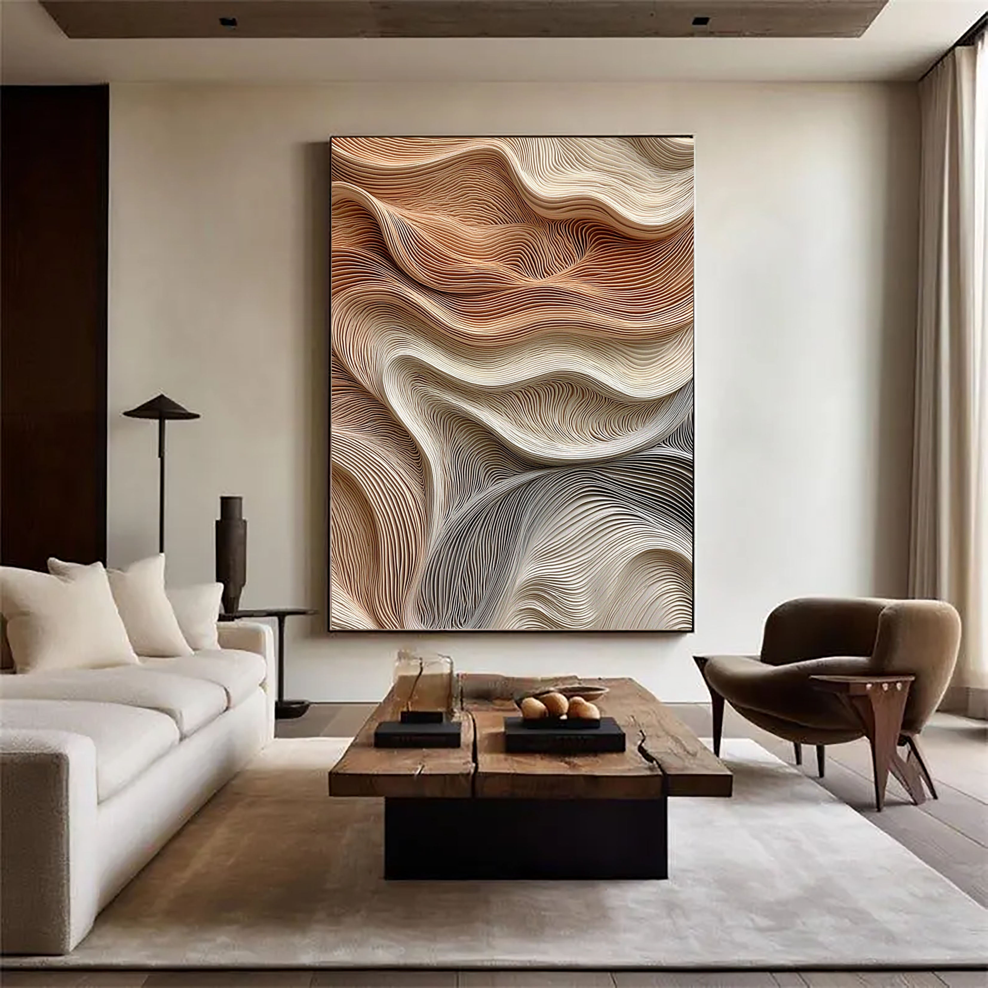 Textured Sinusoidal Opulence | Amber Grays