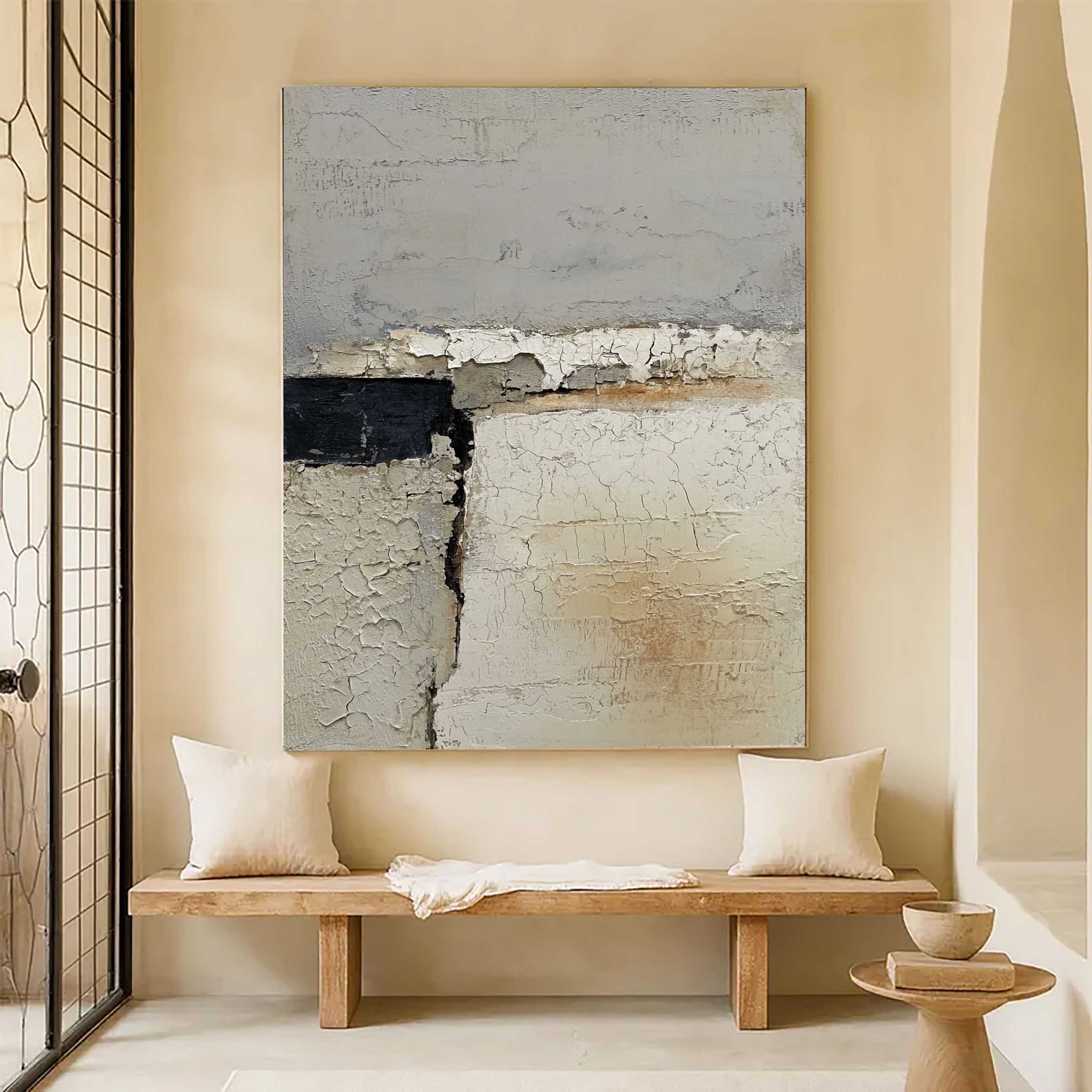 Textured Cracked Serenity | Ochre Divide